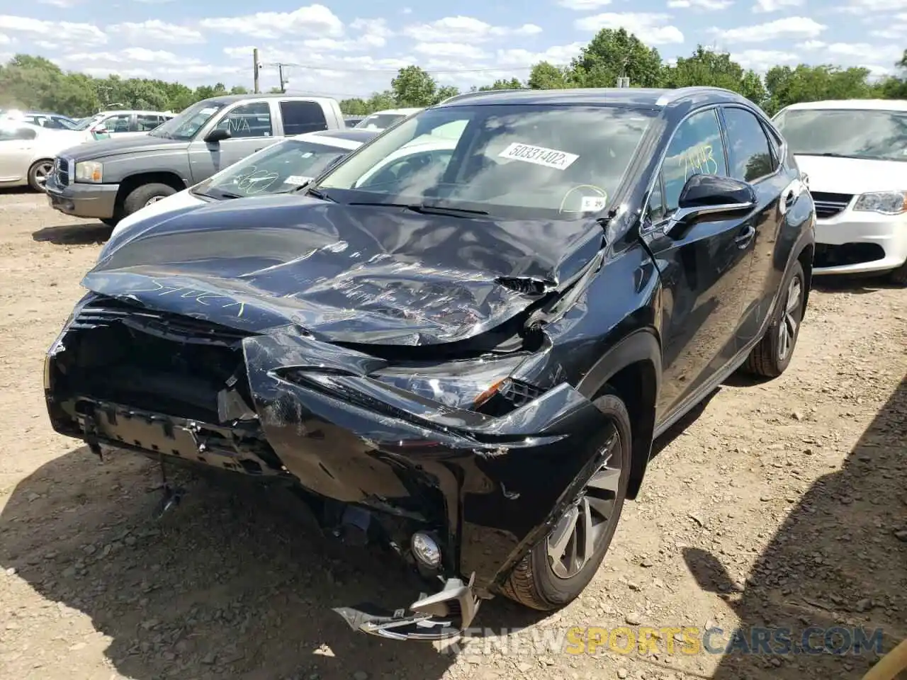 2 Photograph of a damaged car JTJGARDZ7M2250366 LEXUS NX 2021