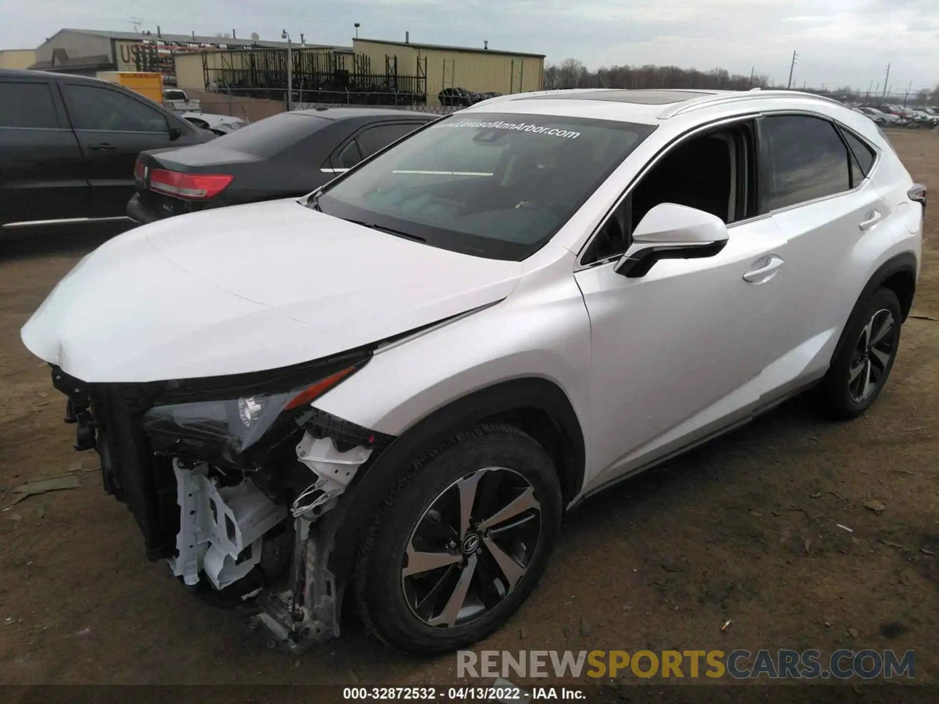 2 Фотография поврежденного автомобиля JTJGARDZ7M5024424 LEXUS NX 2021