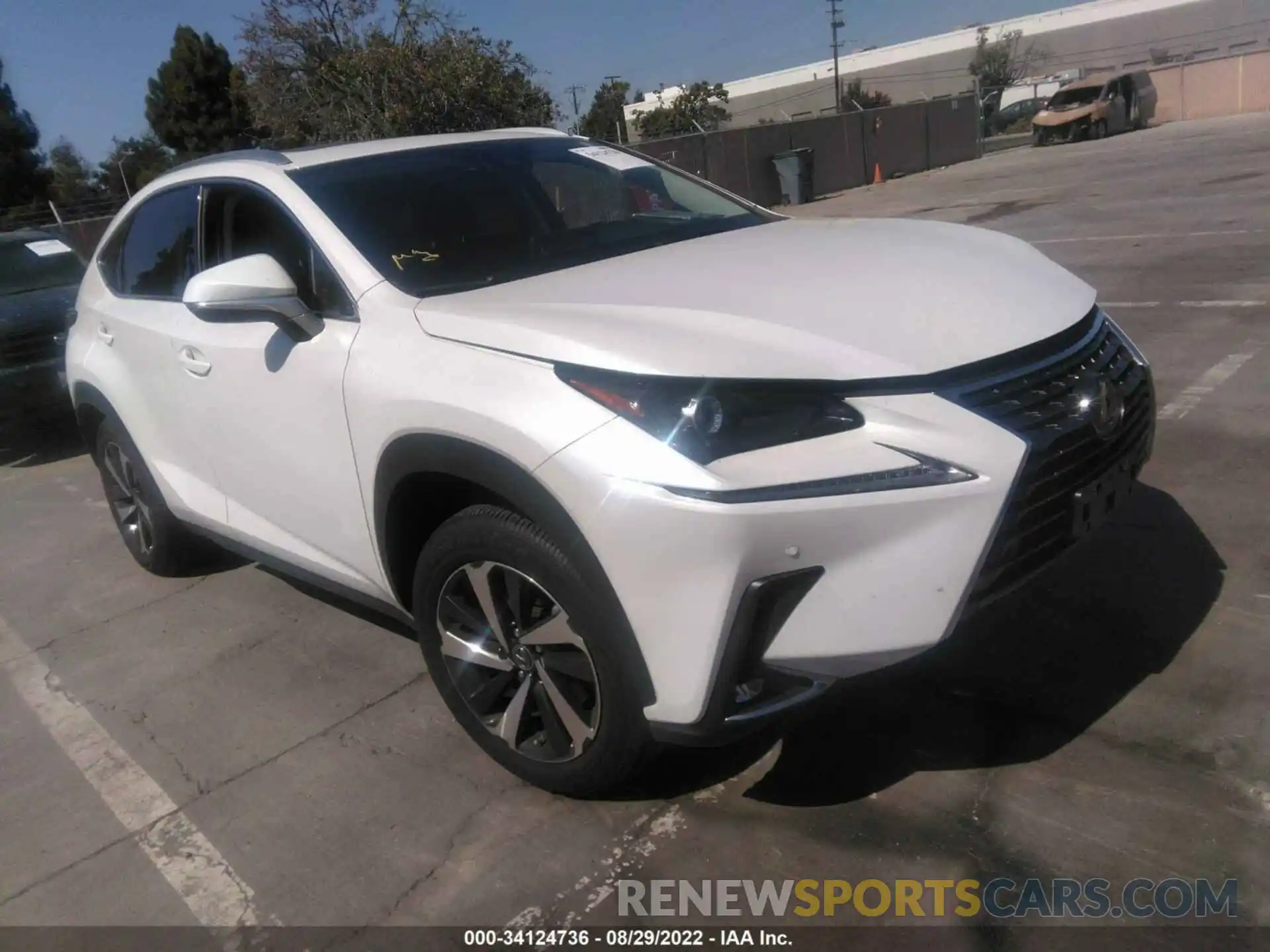 1 Photograph of a damaged car JTJGARDZ7M5029574 LEXUS NX 2021