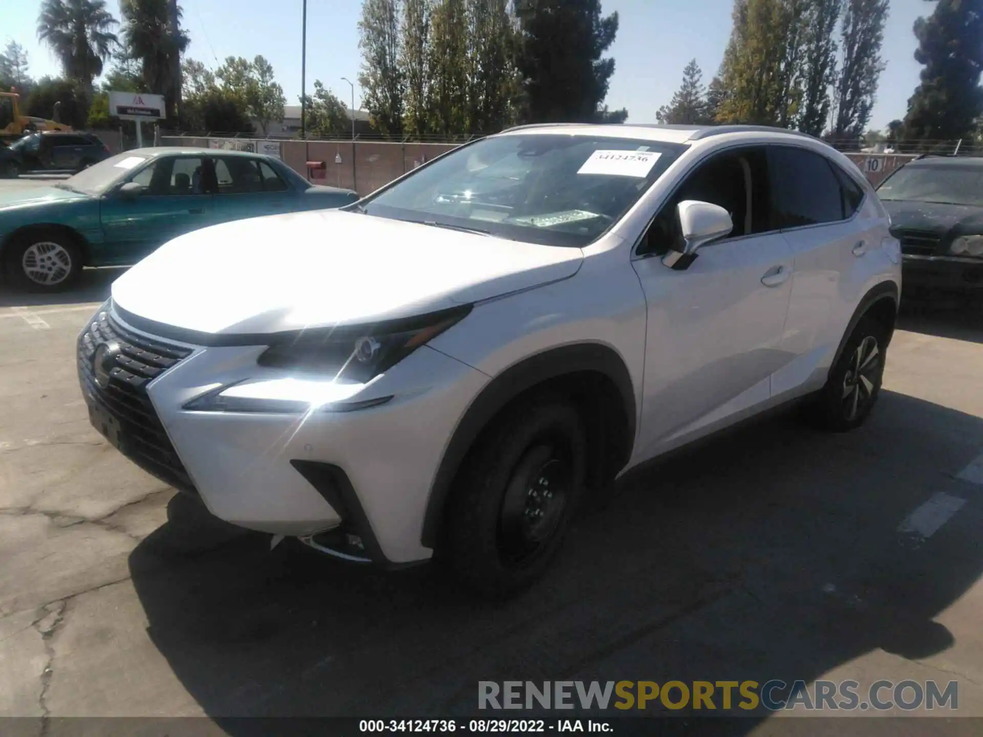 2 Photograph of a damaged car JTJGARDZ7M5029574 LEXUS NX 2021