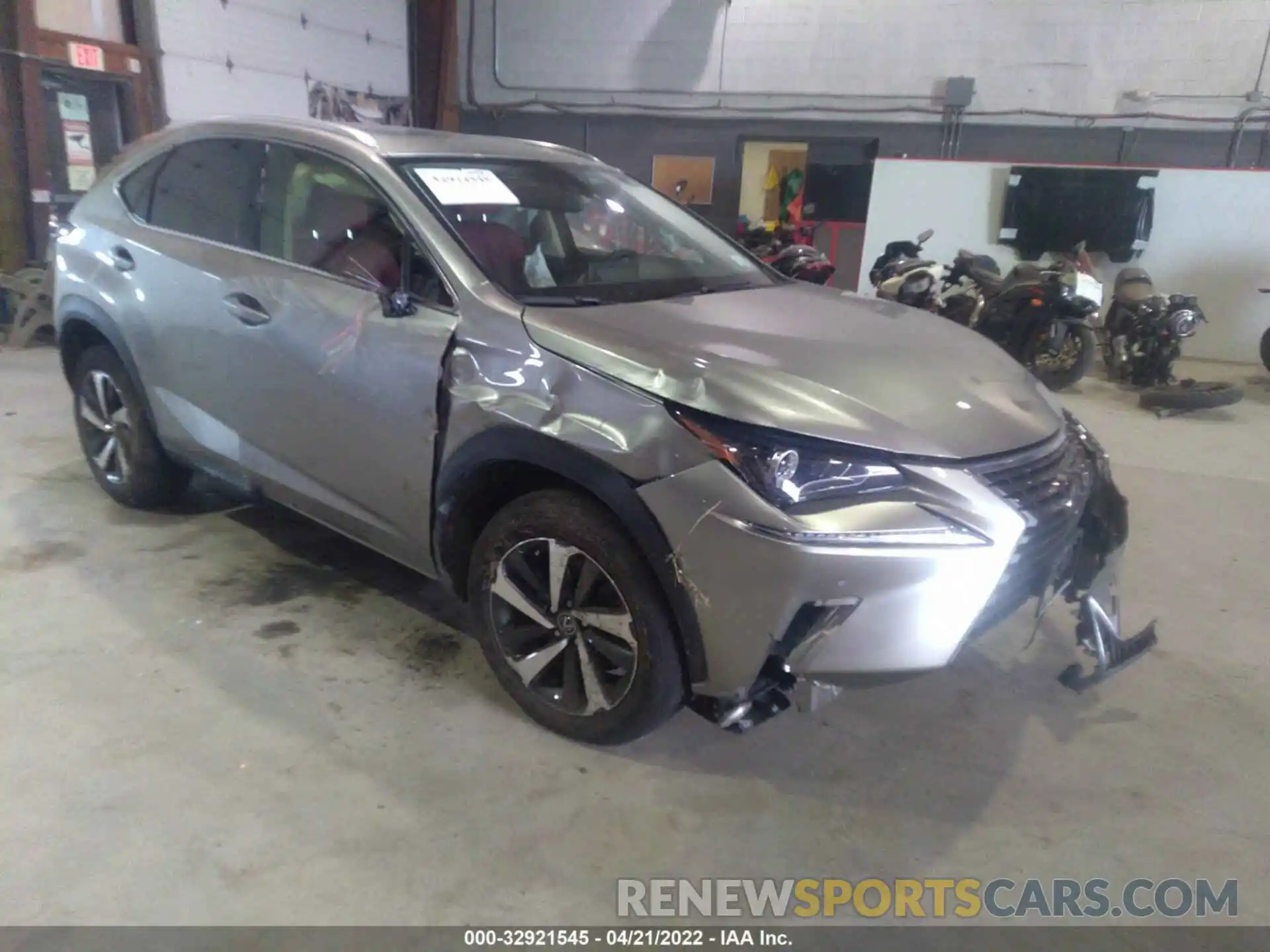 1 Photograph of a damaged car JTJGARDZ7M5030563 LEXUS NX 2021