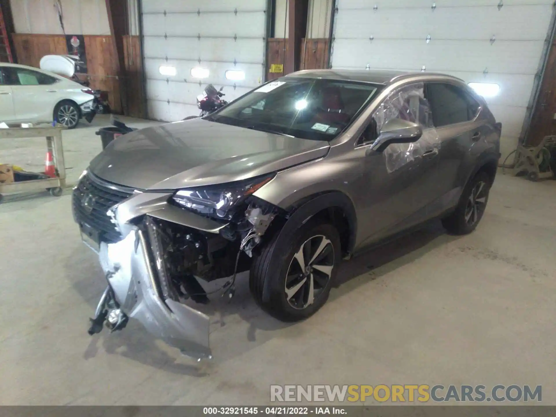 2 Photograph of a damaged car JTJGARDZ7M5030563 LEXUS NX 2021