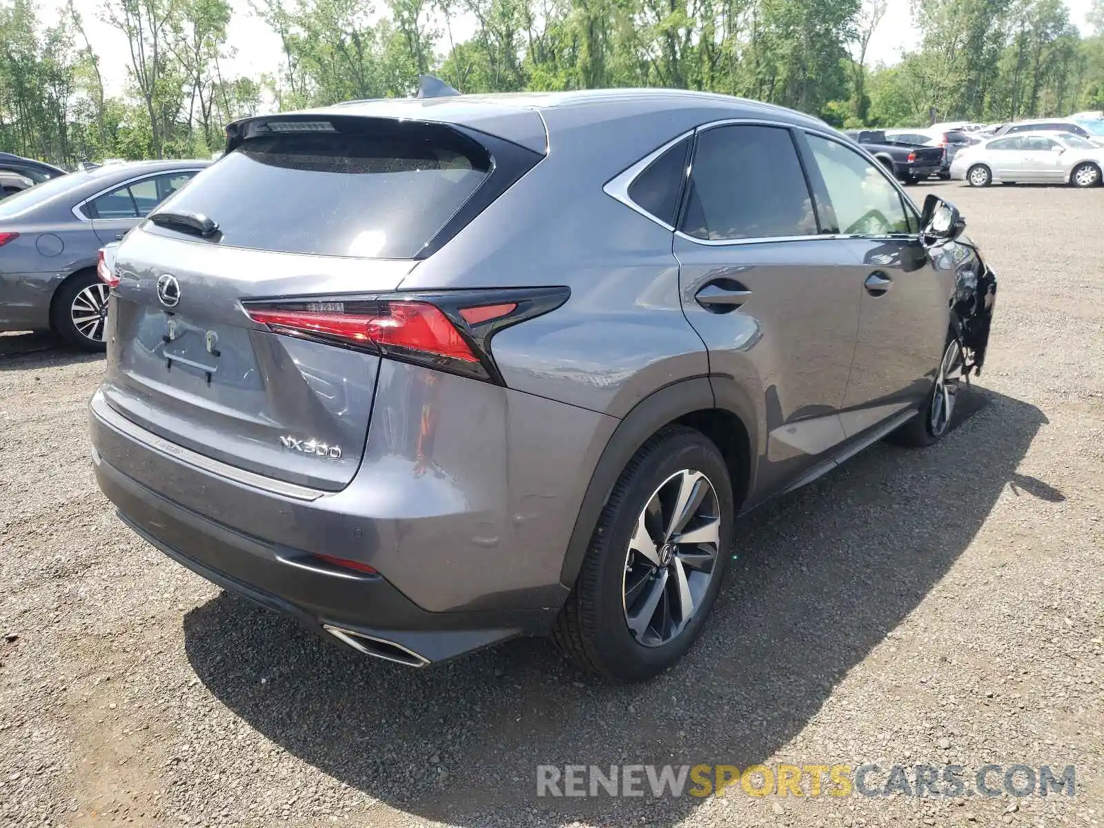 4 Фотография поврежденного автомобиля JTJGARDZ8M2244818 LEXUS NX 2021