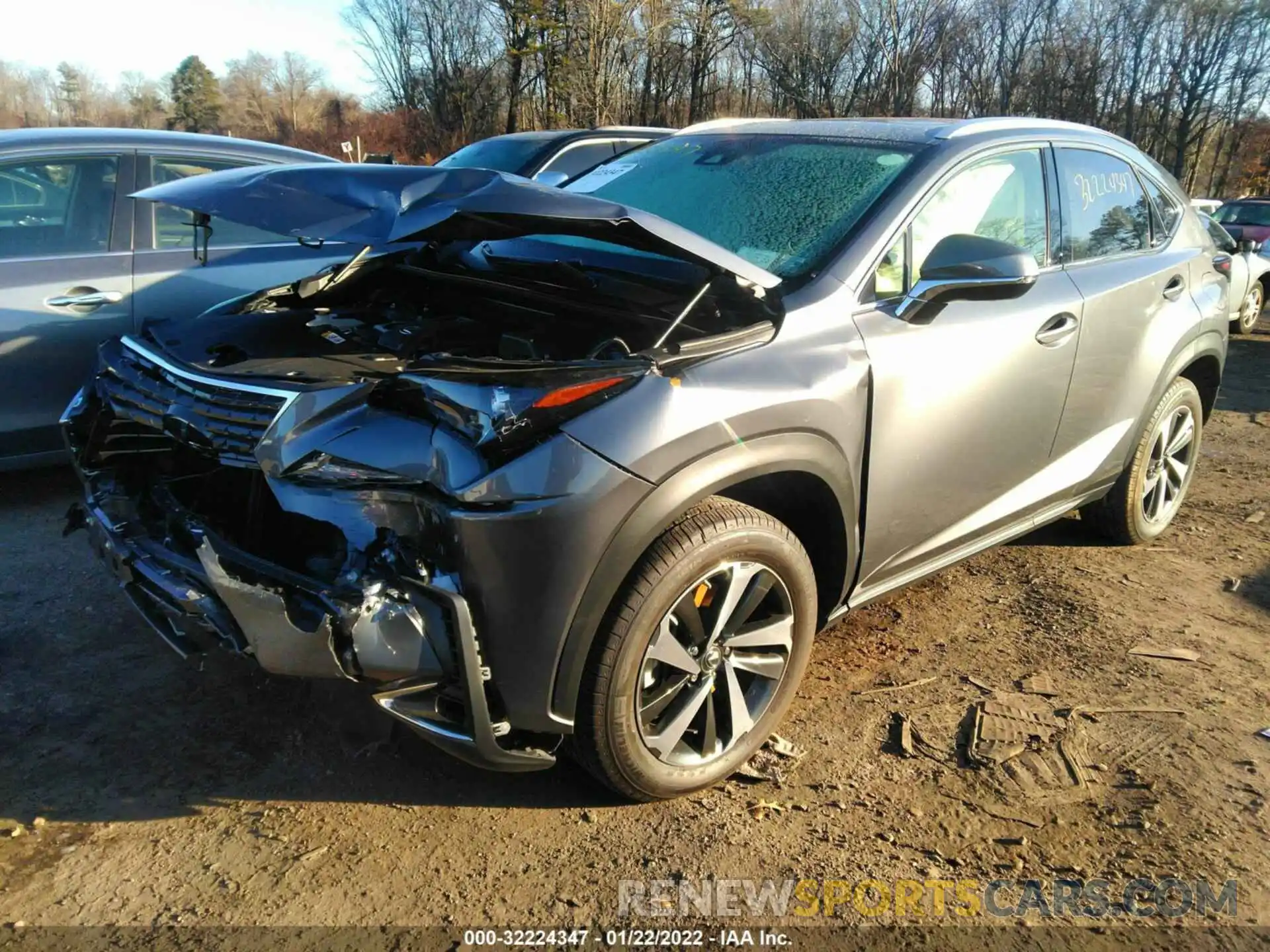 2 Фотография поврежденного автомобиля JTJGARDZ8M2255902 LEXUS NX 2021