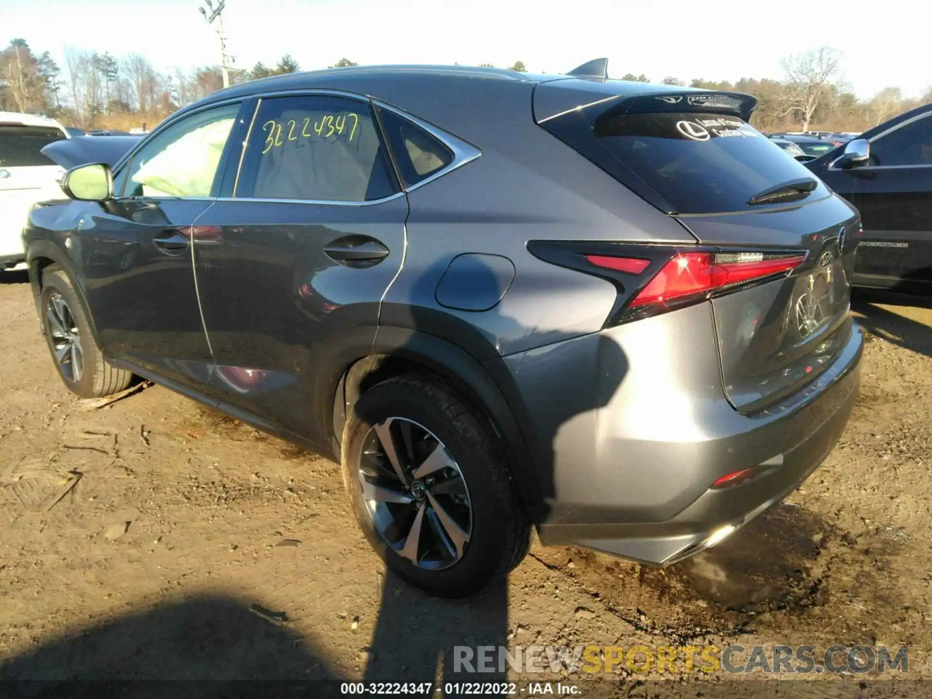 3 Фотография поврежденного автомобиля JTJGARDZ8M2255902 LEXUS NX 2021