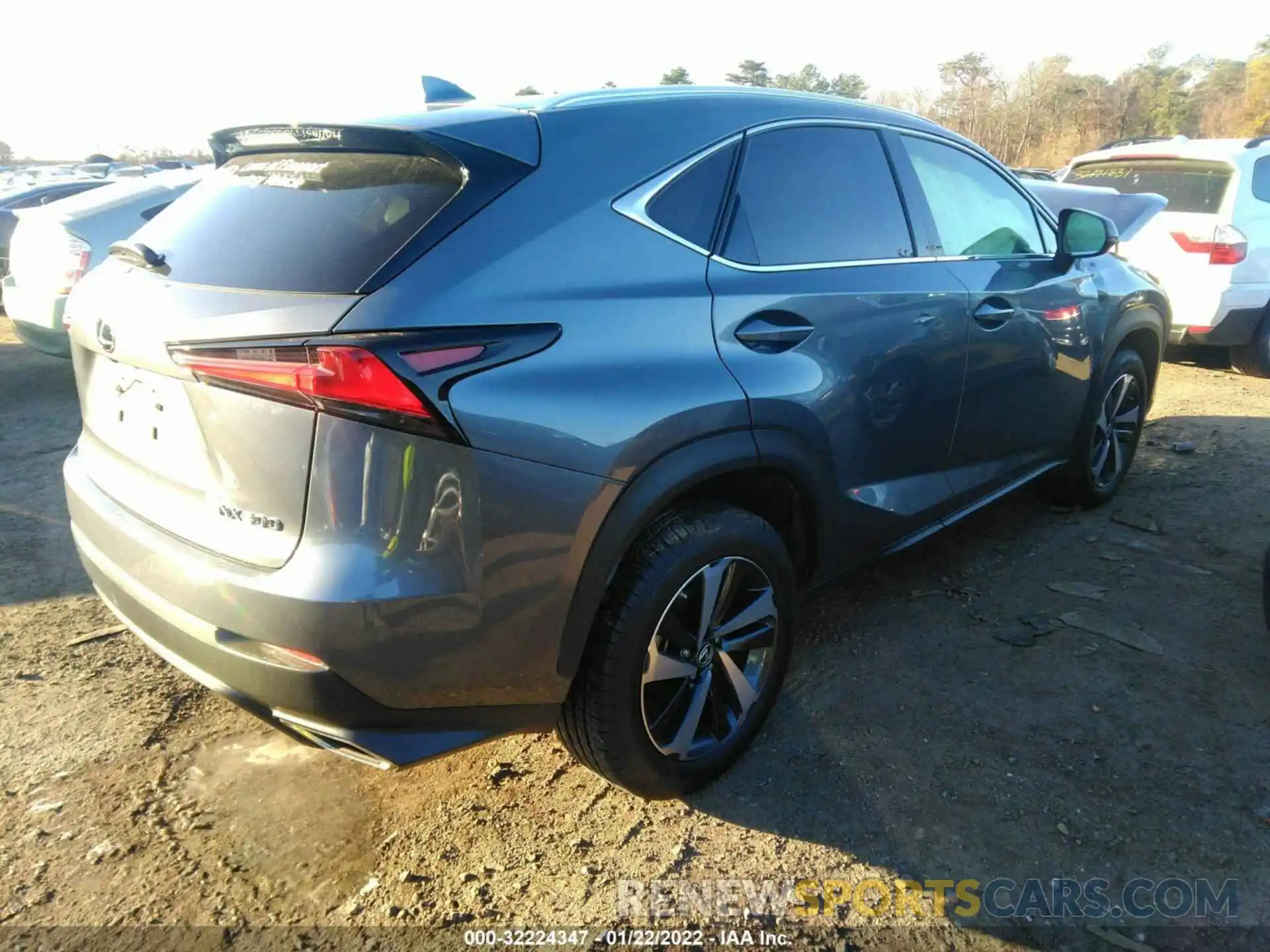 4 Фотография поврежденного автомобиля JTJGARDZ8M2255902 LEXUS NX 2021