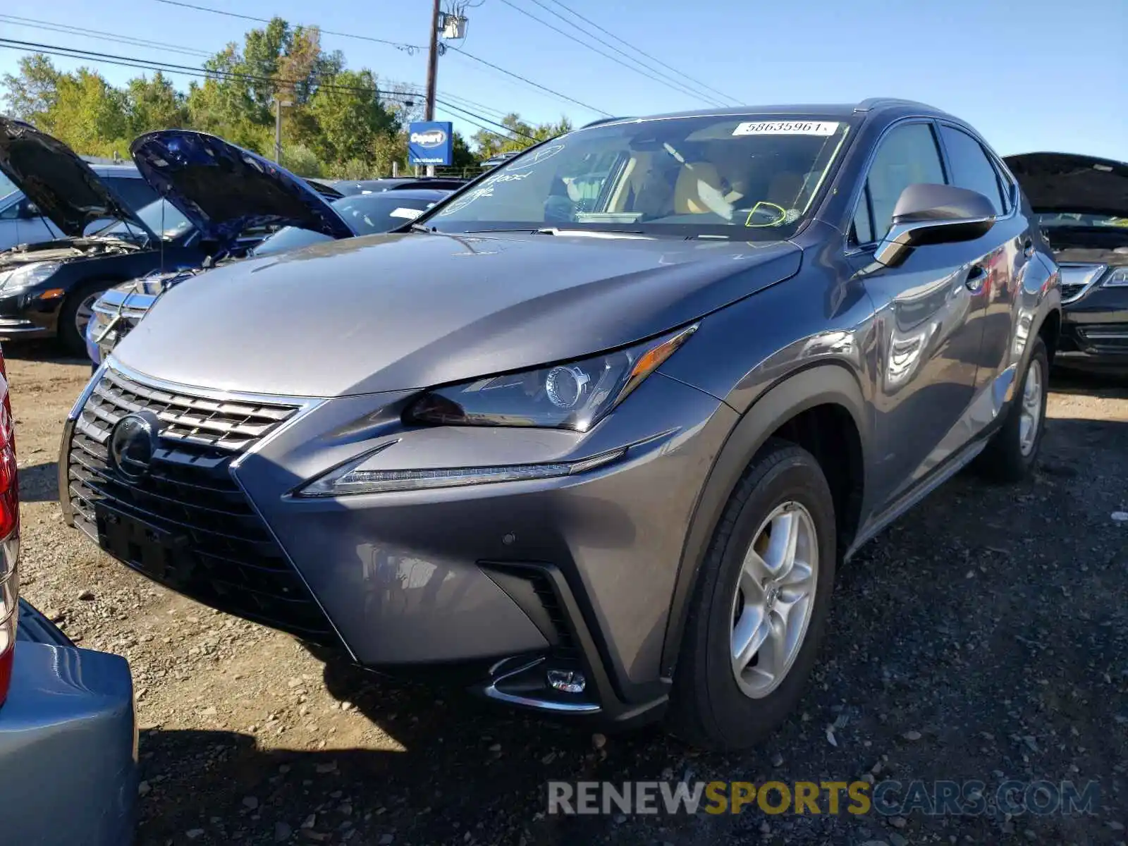 2 Photograph of a damaged car JTJGARDZ8M2256015 LEXUS NX 2021