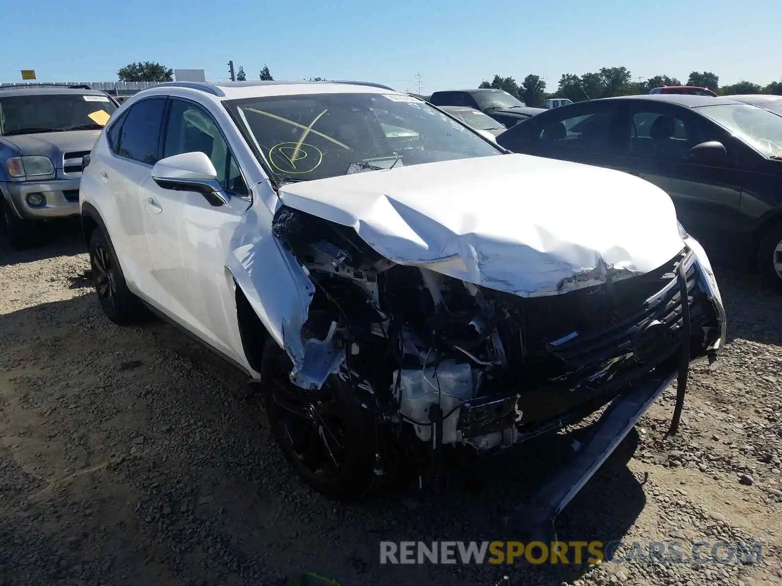 1 Photograph of a damaged car JTJGARDZ8M5023072 LEXUS NX 2021