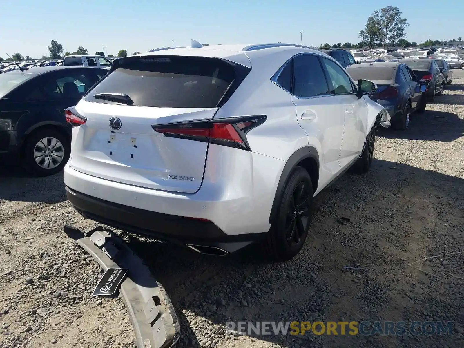 4 Photograph of a damaged car JTJGARDZ8M5023072 LEXUS NX 2021