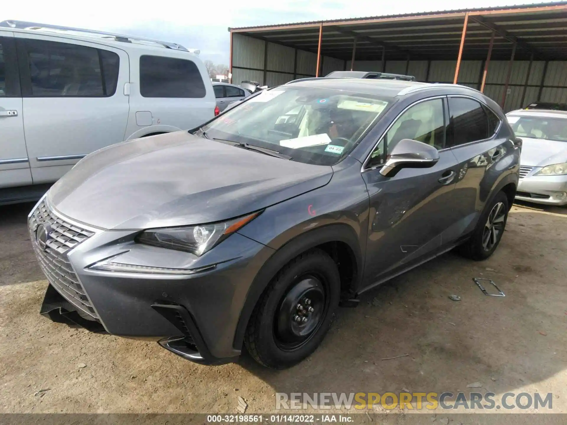 2 Фотография поврежденного автомобиля JTJGARDZ9M2236775 LEXUS NX 2021