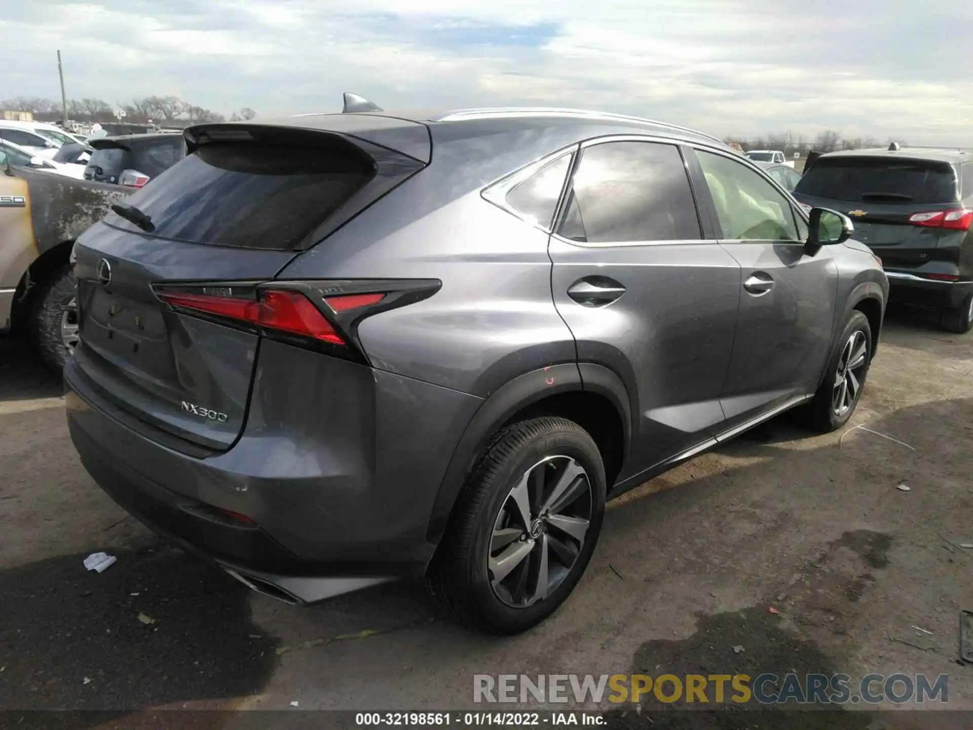 4 Фотография поврежденного автомобиля JTJGARDZ9M2236775 LEXUS NX 2021