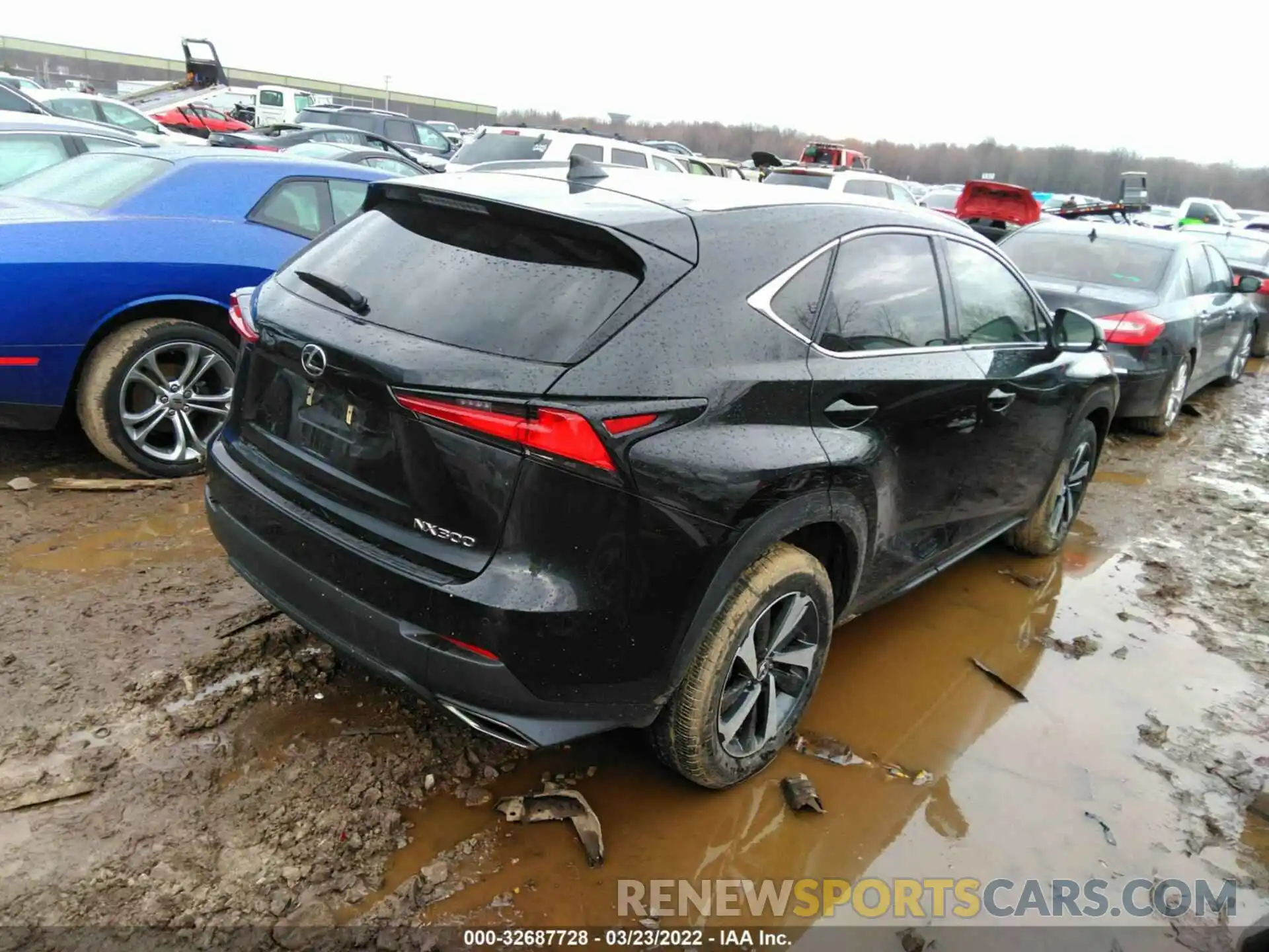 4 Фотография поврежденного автомобиля JTJGARDZ9M2241085 LEXUS NX 2021