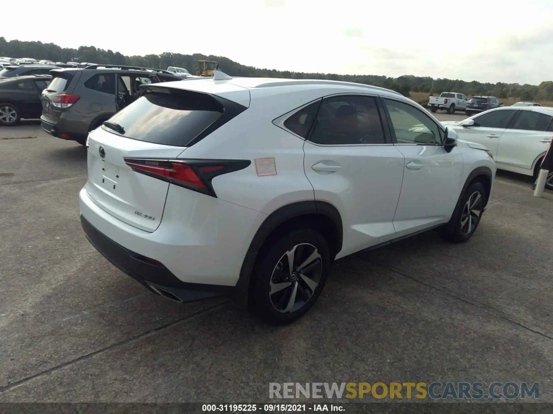 4 Фотография поврежденного автомобиля JTJGARDZ9M5023887 LEXUS NX 2021