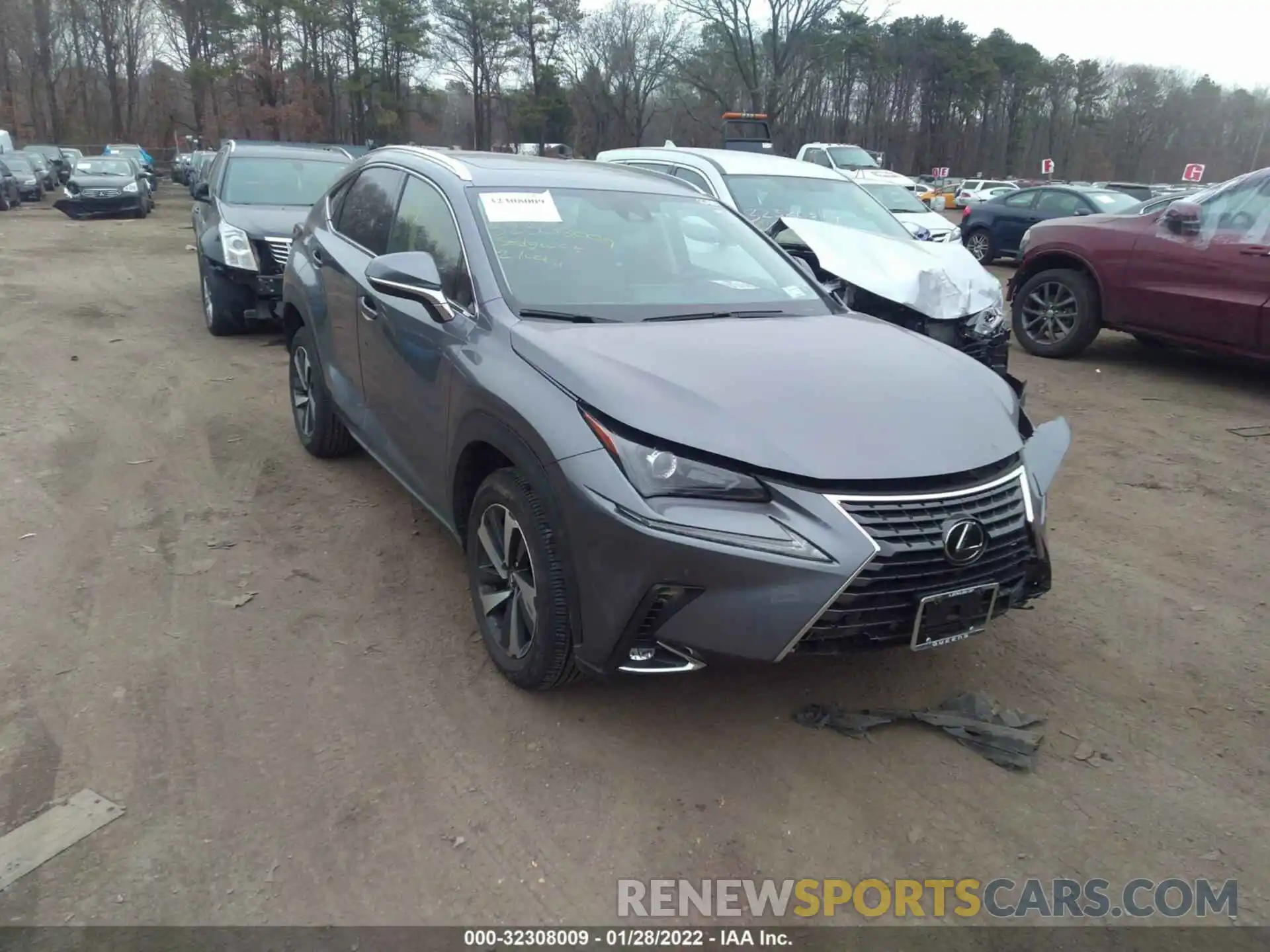 1 Photograph of a damaged car JTJGARDZXM2252242 LEXUS NX 2021