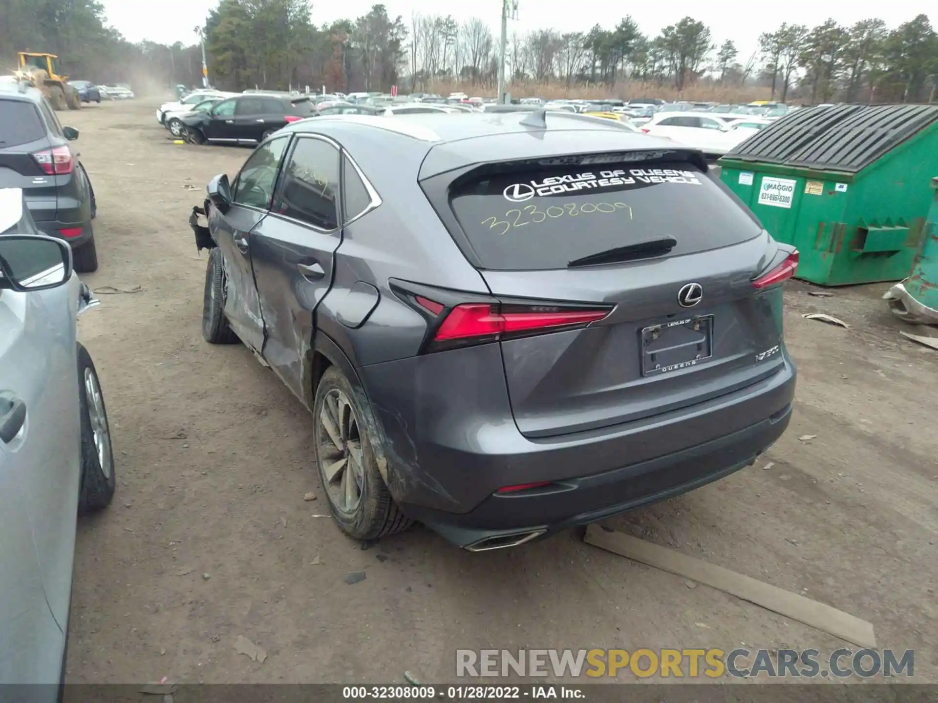 3 Photograph of a damaged car JTJGARDZXM2252242 LEXUS NX 2021