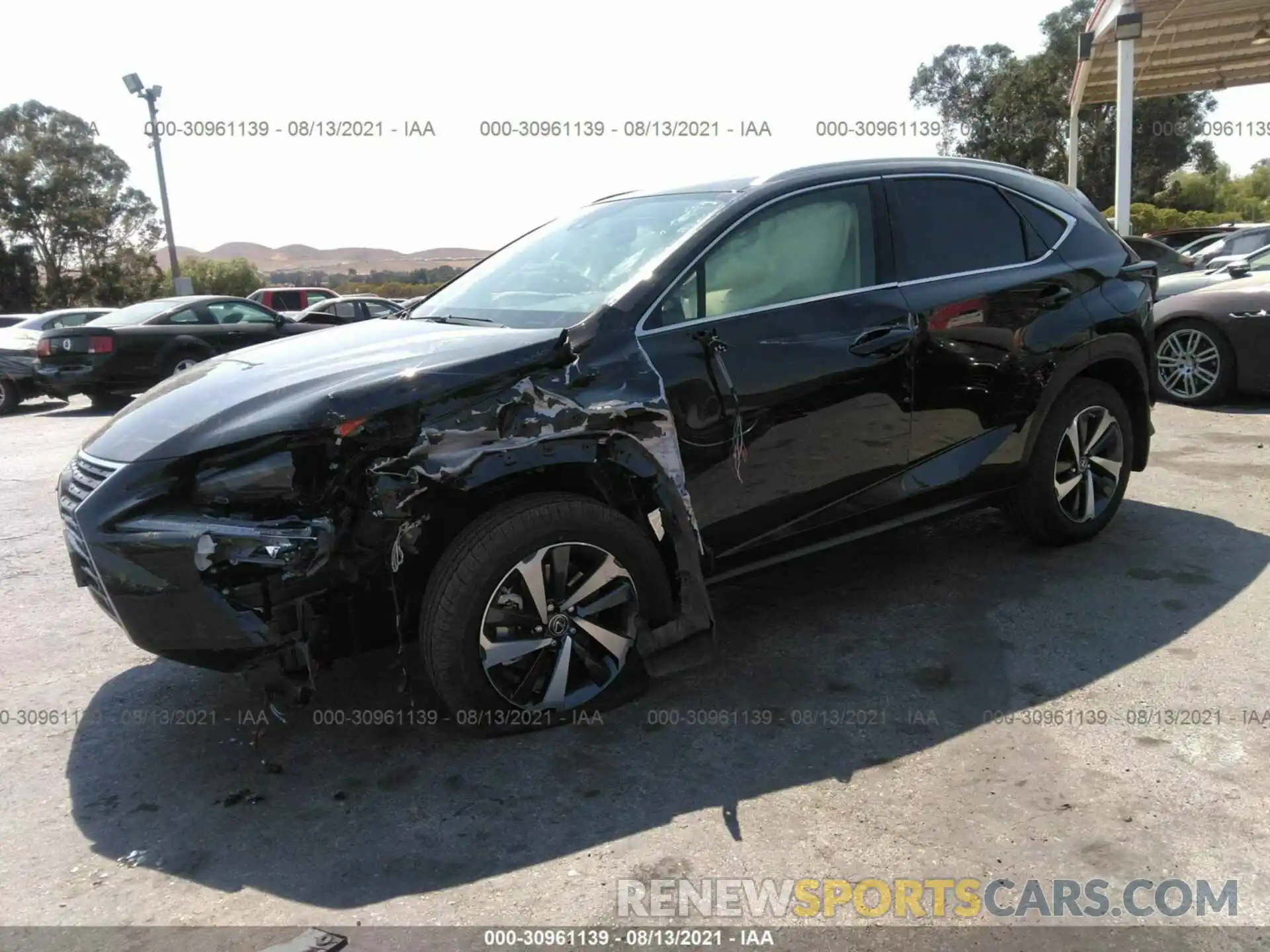 2 Photograph of a damaged car JTJGARDZXM2253293 LEXUS NX 2021