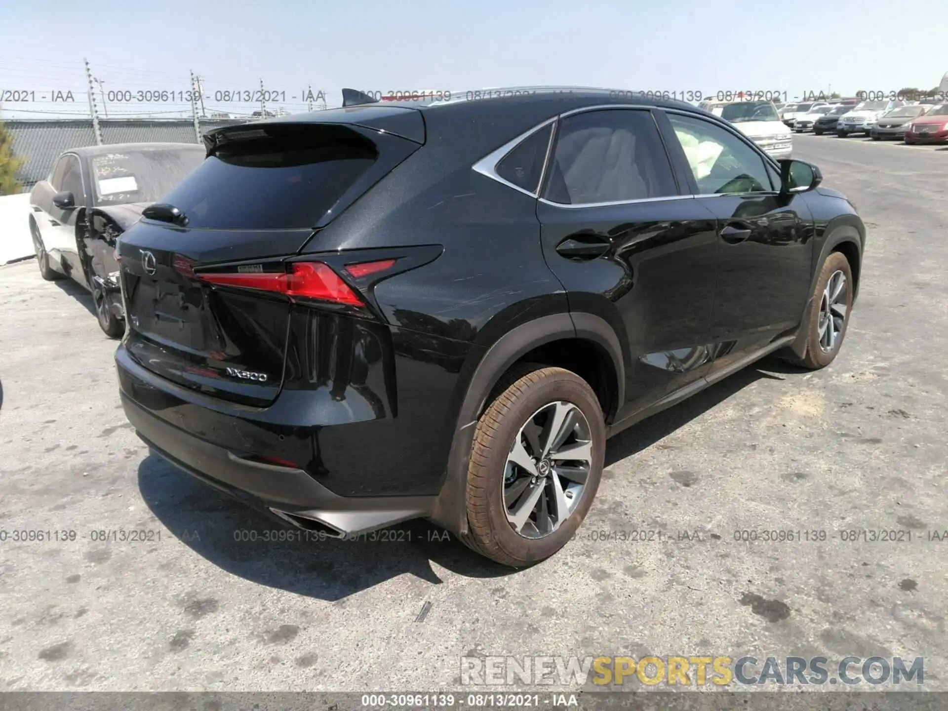 4 Фотография поврежденного автомобиля JTJGARDZXM2253293 LEXUS NX 2021