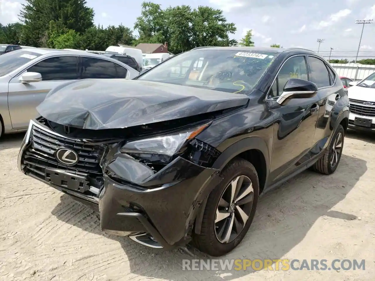 2 Фотография поврежденного автомобиля JTJGARDZXM5024255 LEXUS NX 2021