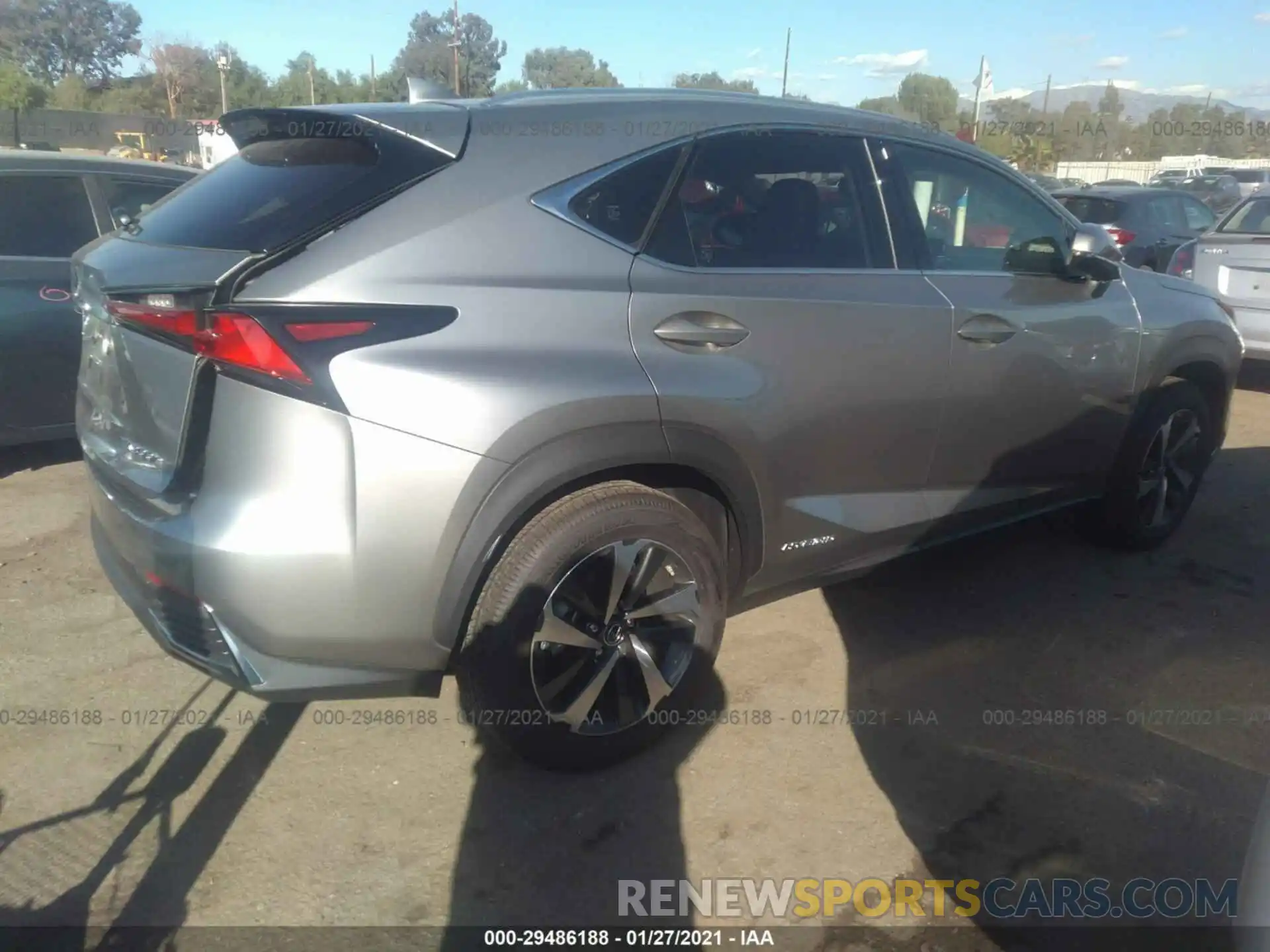 4 Фотография поврежденного автомобиля JTJGJRDZ0M2148729 LEXUS NX 2021