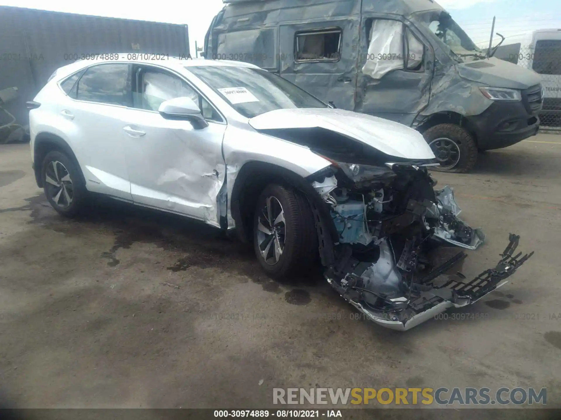 1 Photograph of a damaged car JTJGJRDZ0M2154563 LEXUS NX 2021