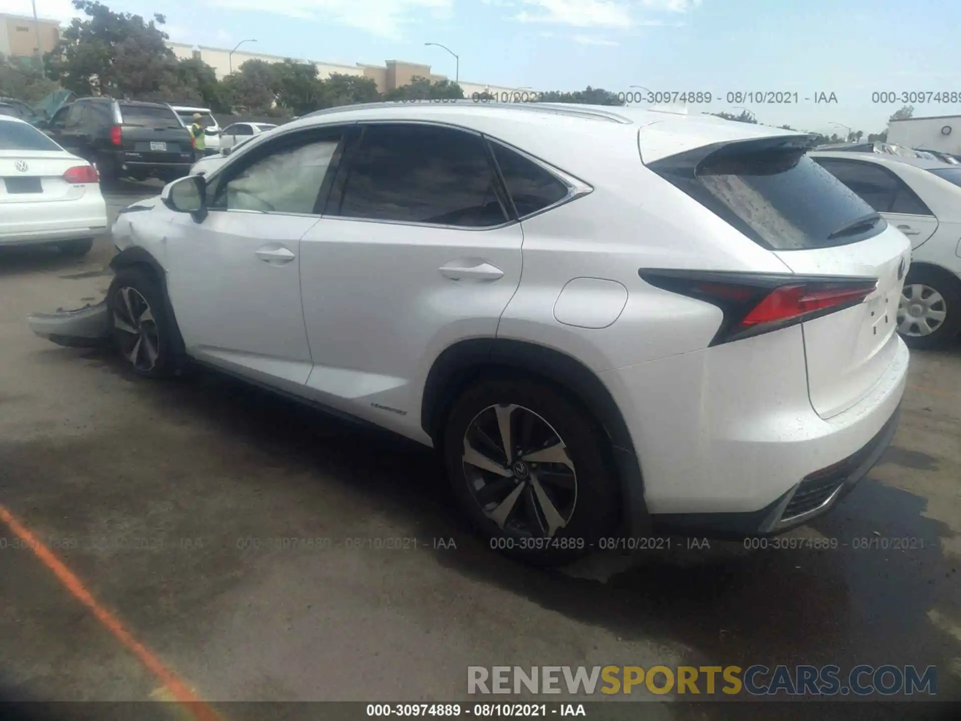 3 Фотография поврежденного автомобиля JTJGJRDZ0M2154563 LEXUS NX 2021