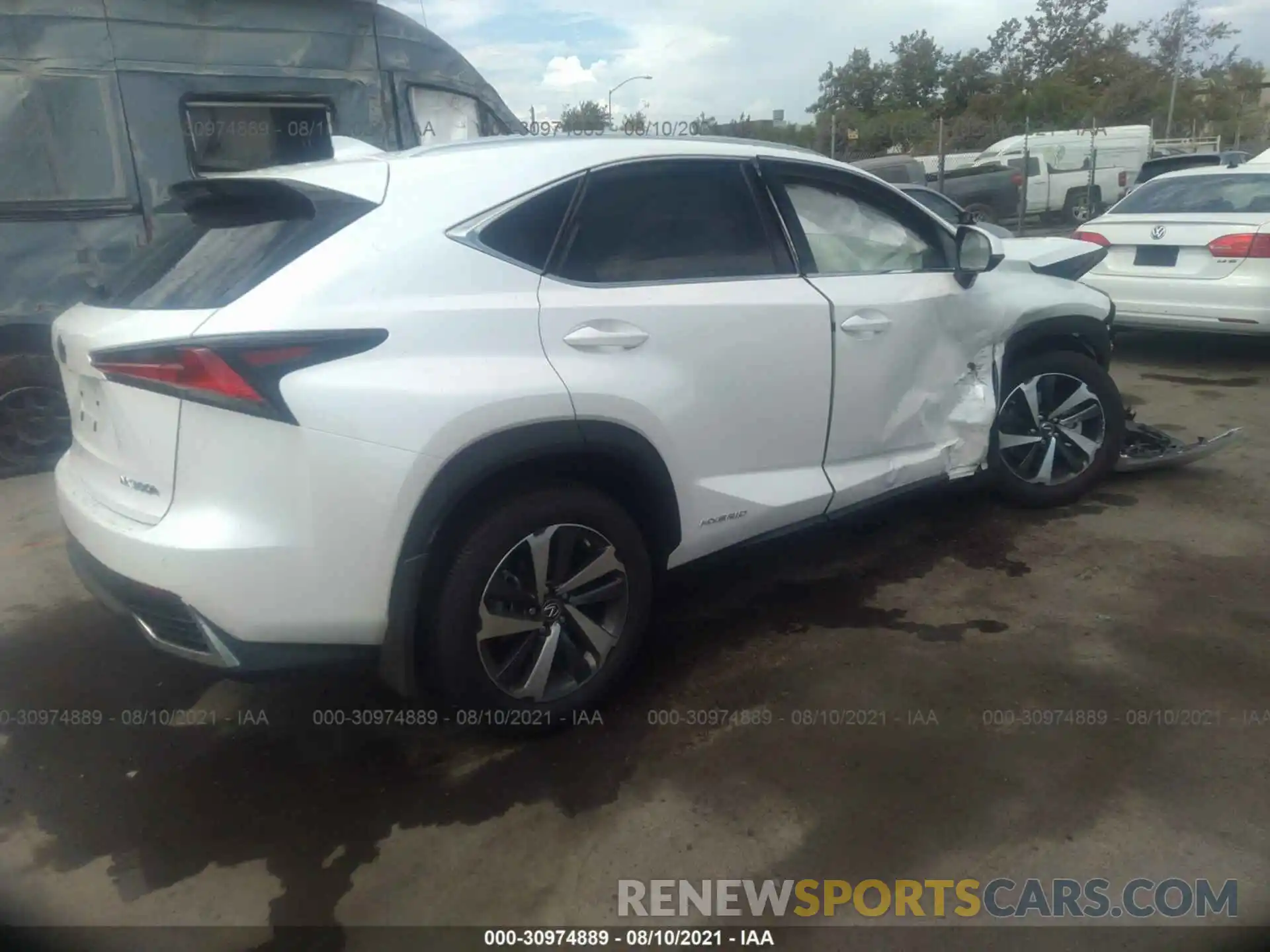 4 Photograph of a damaged car JTJGJRDZ0M2154563 LEXUS NX 2021