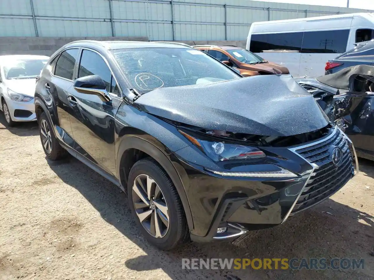 1 Photograph of a damaged car JTJGJRDZ0M2166244 LEXUS NX 2021