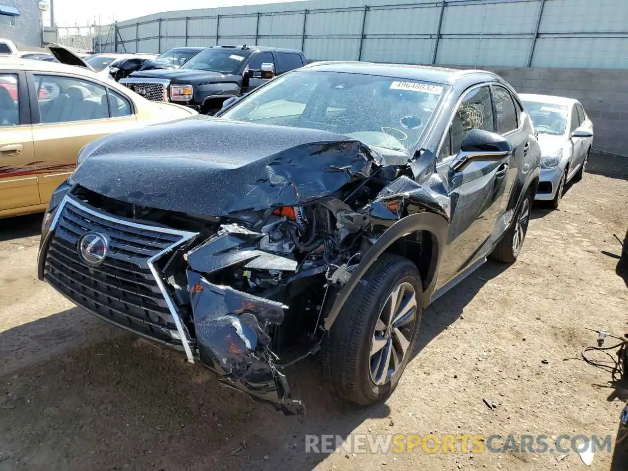 2 Фотография поврежденного автомобиля JTJGJRDZ0M2166244 LEXUS NX 2021