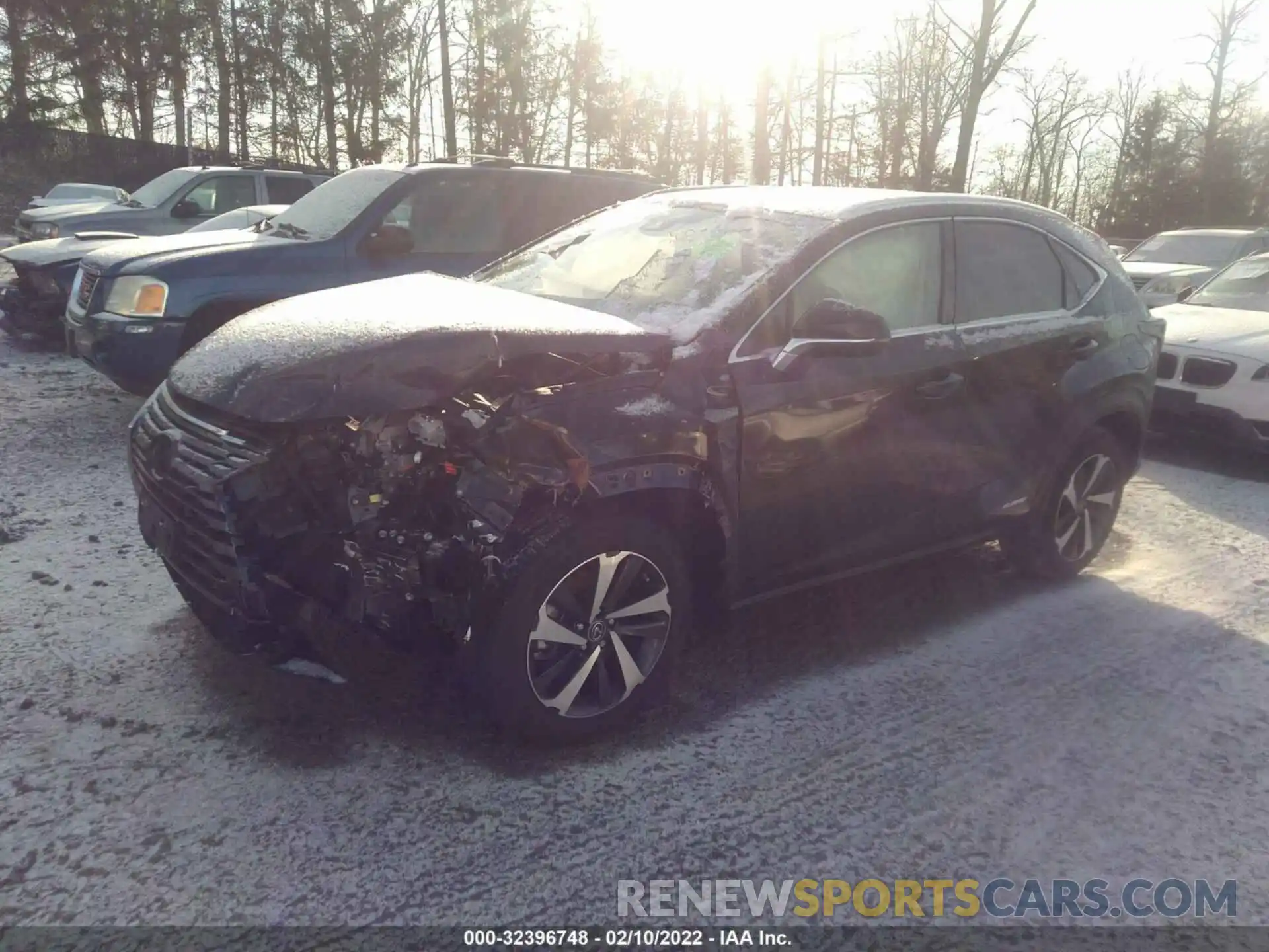 2 Photograph of a damaged car JTJGJRDZ0M2167569 LEXUS NX 2021