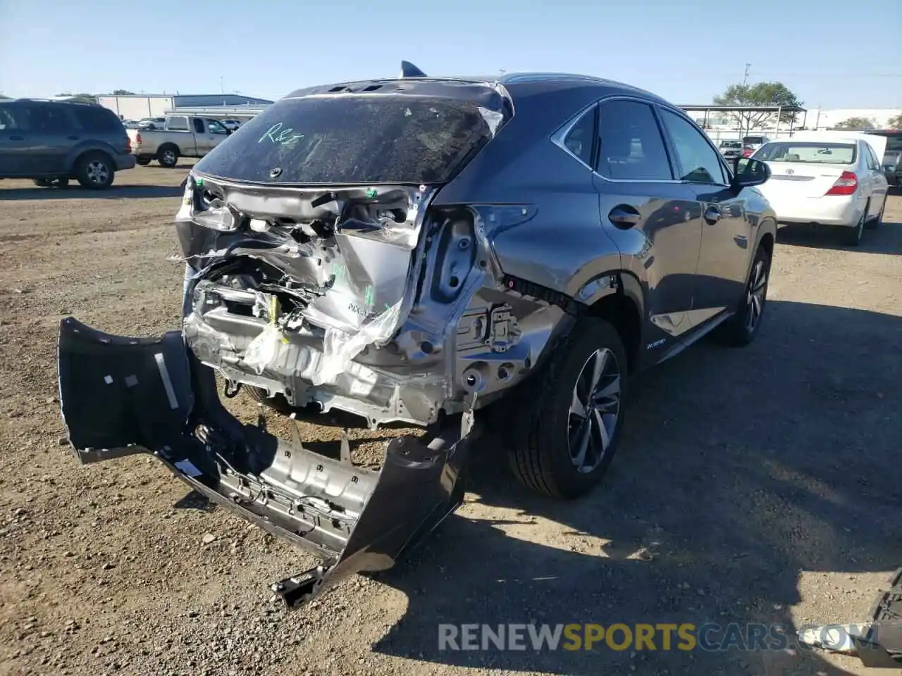 4 Photograph of a damaged car JTJGJRDZ0M2169404 LEXUS NX 2021