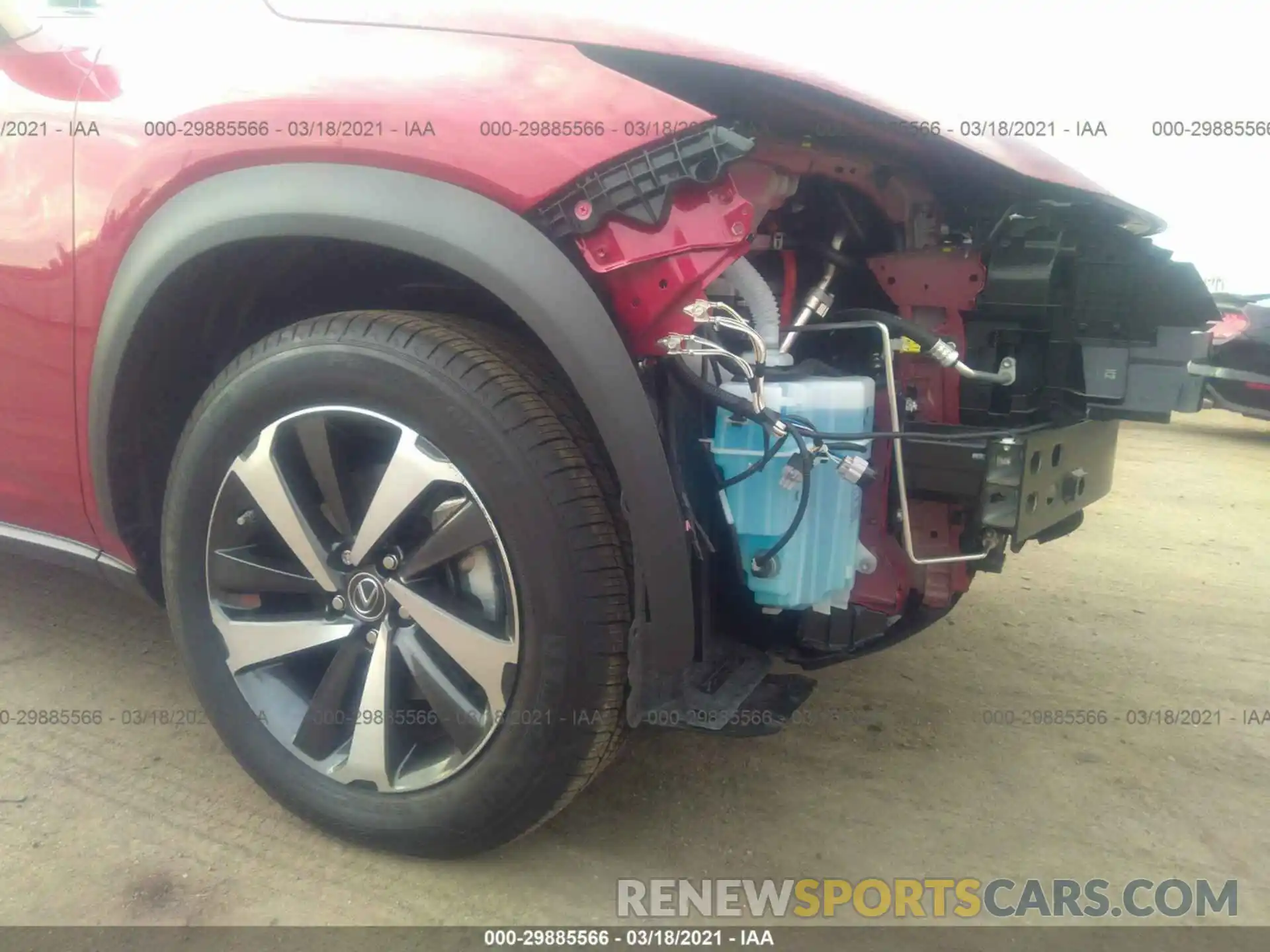 6 Photograph of a damaged car JTJGJRDZ0M5011420 LEXUS NX 2021