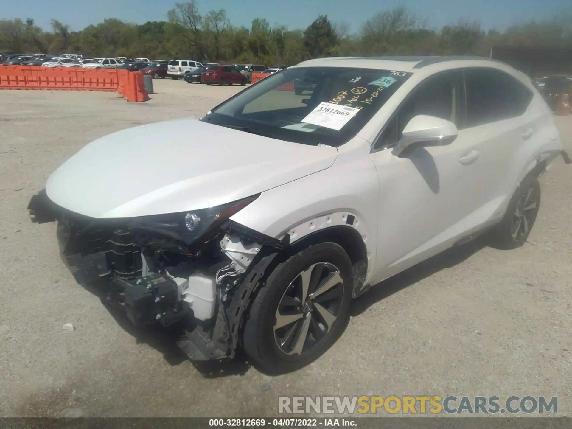 2 Photograph of a damaged car JTJGJRDZ0M5011594 LEXUS NX 2021