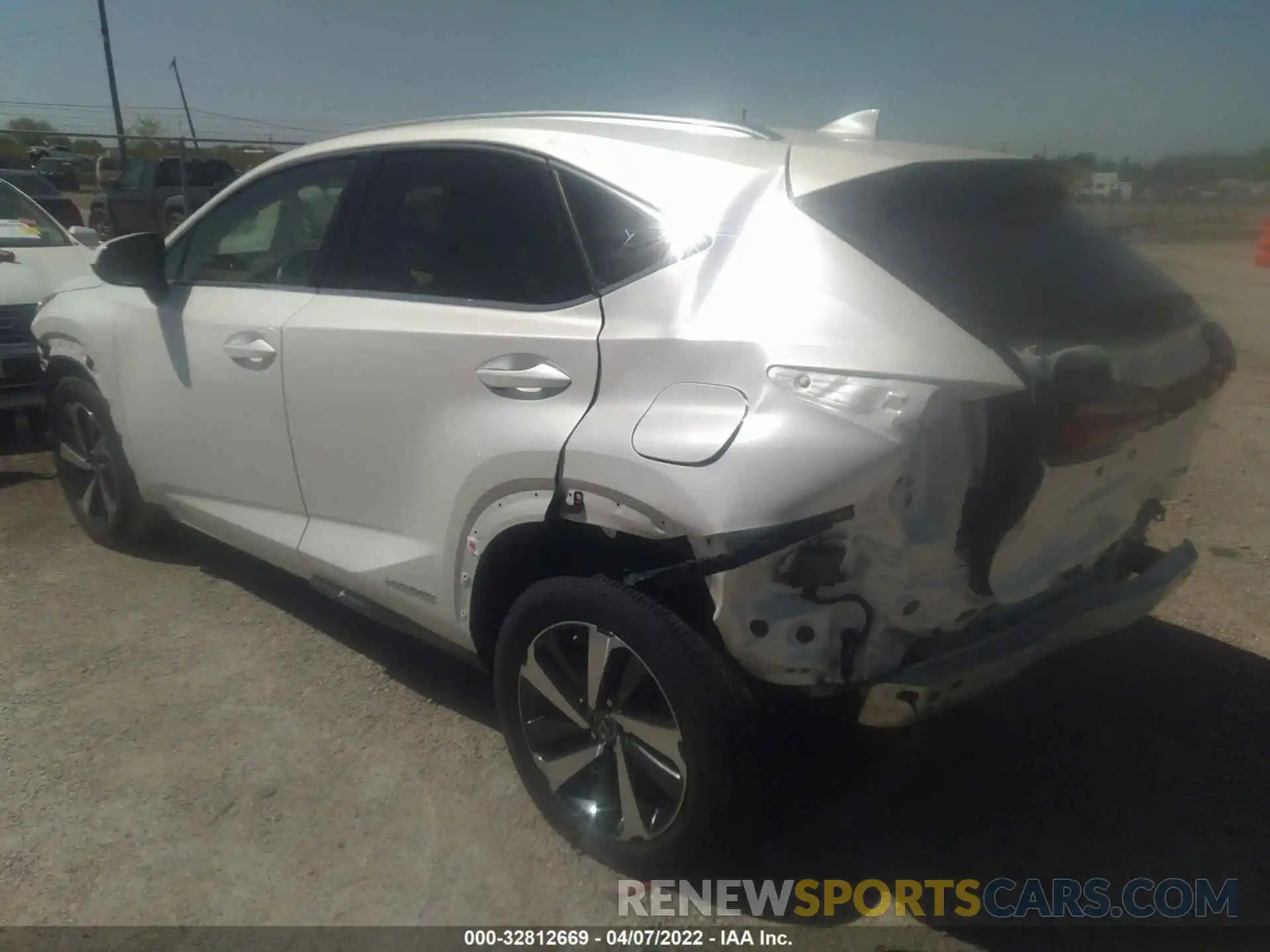 3 Photograph of a damaged car JTJGJRDZ0M5011594 LEXUS NX 2021