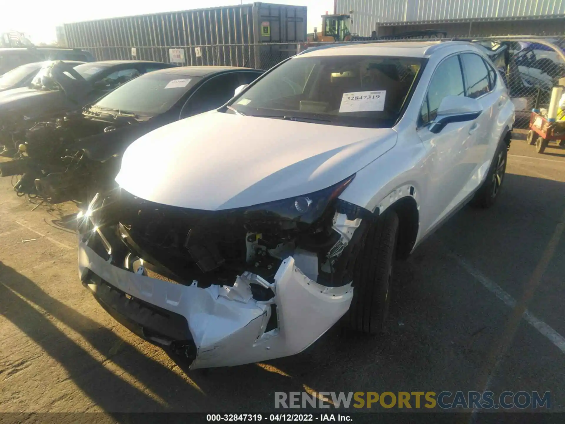 2 Photograph of a damaged car JTJGJRDZ0M5014382 LEXUS NX 2021