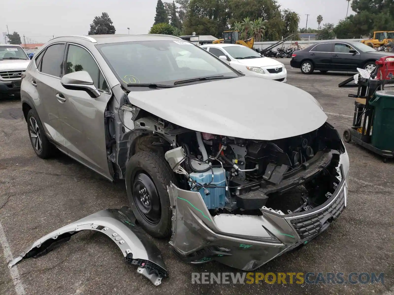 1 Photograph of a damaged car JTJGJRDZ1M2148139 LEXUS NX 2021