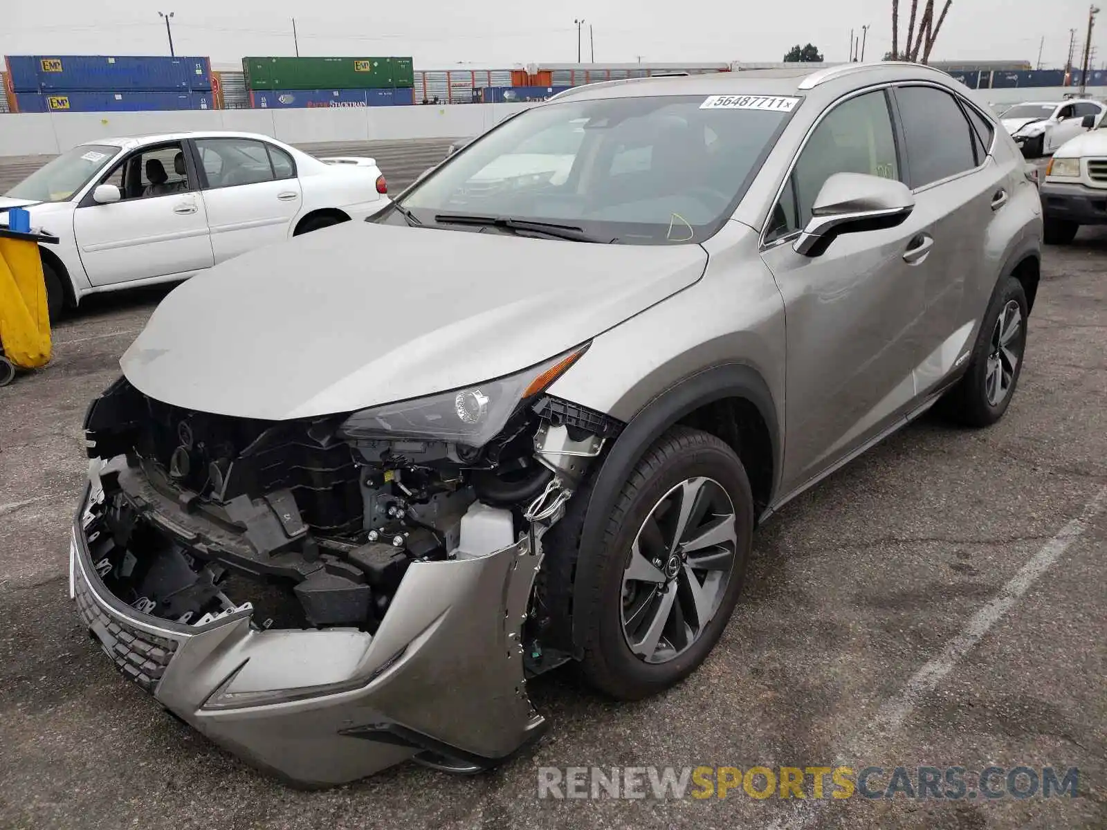 2 Фотография поврежденного автомобиля JTJGJRDZ1M2148139 LEXUS NX 2021