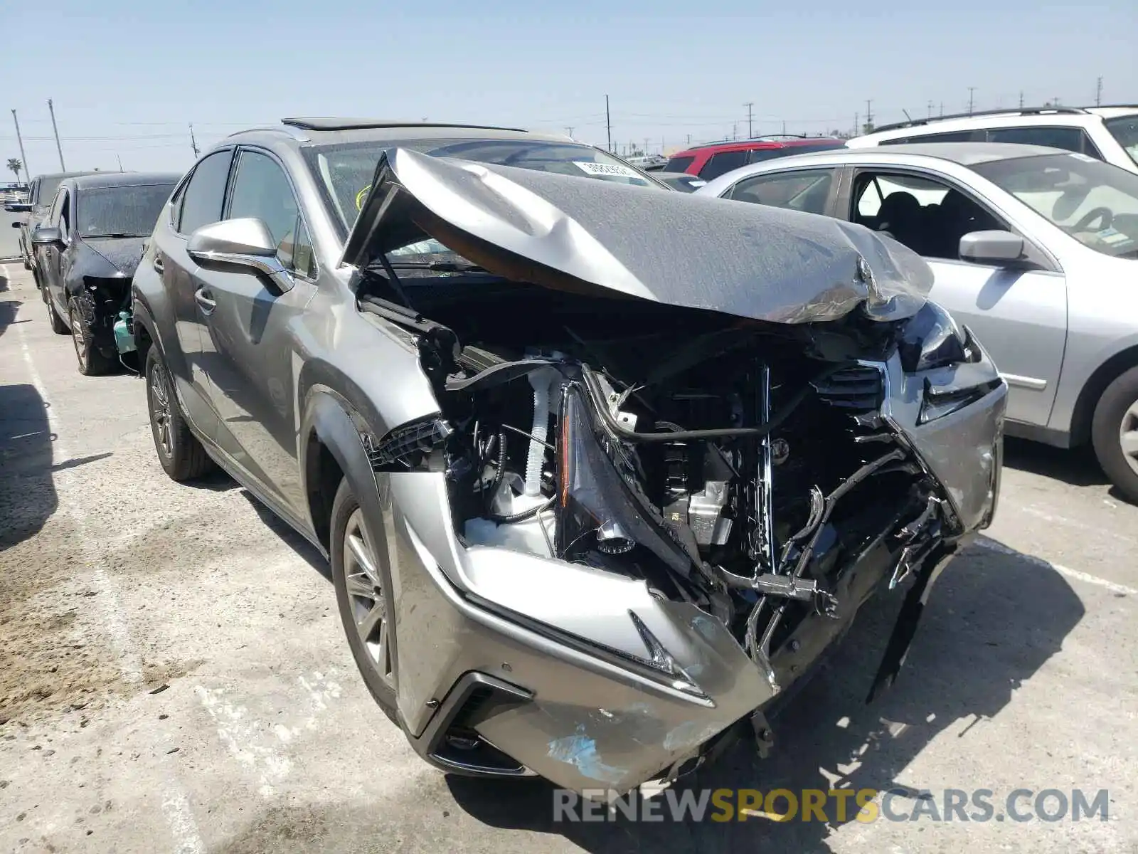 1 Photograph of a damaged car JTJGJRDZ1M2150764 LEXUS NX 2021