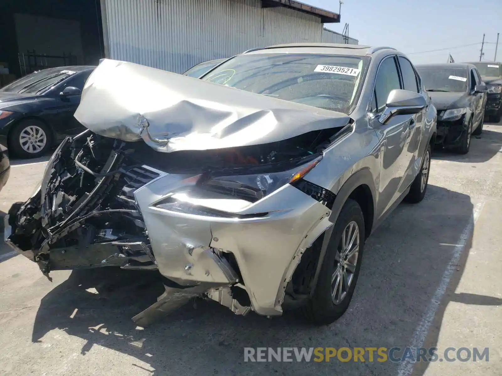 2 Фотография поврежденного автомобиля JTJGJRDZ1M2150764 LEXUS NX 2021