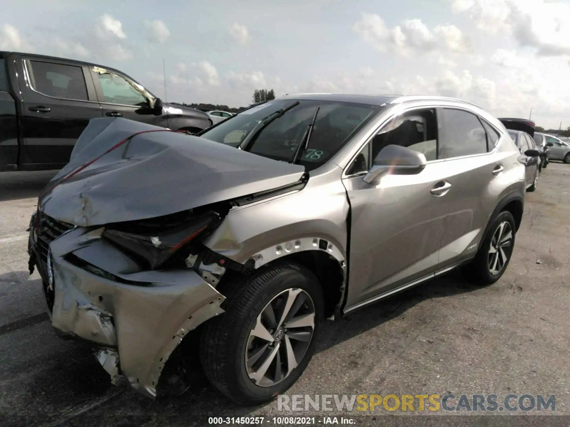 2 Photograph of a damaged car JTJGJRDZ1M2162171 LEXUS NX 2021