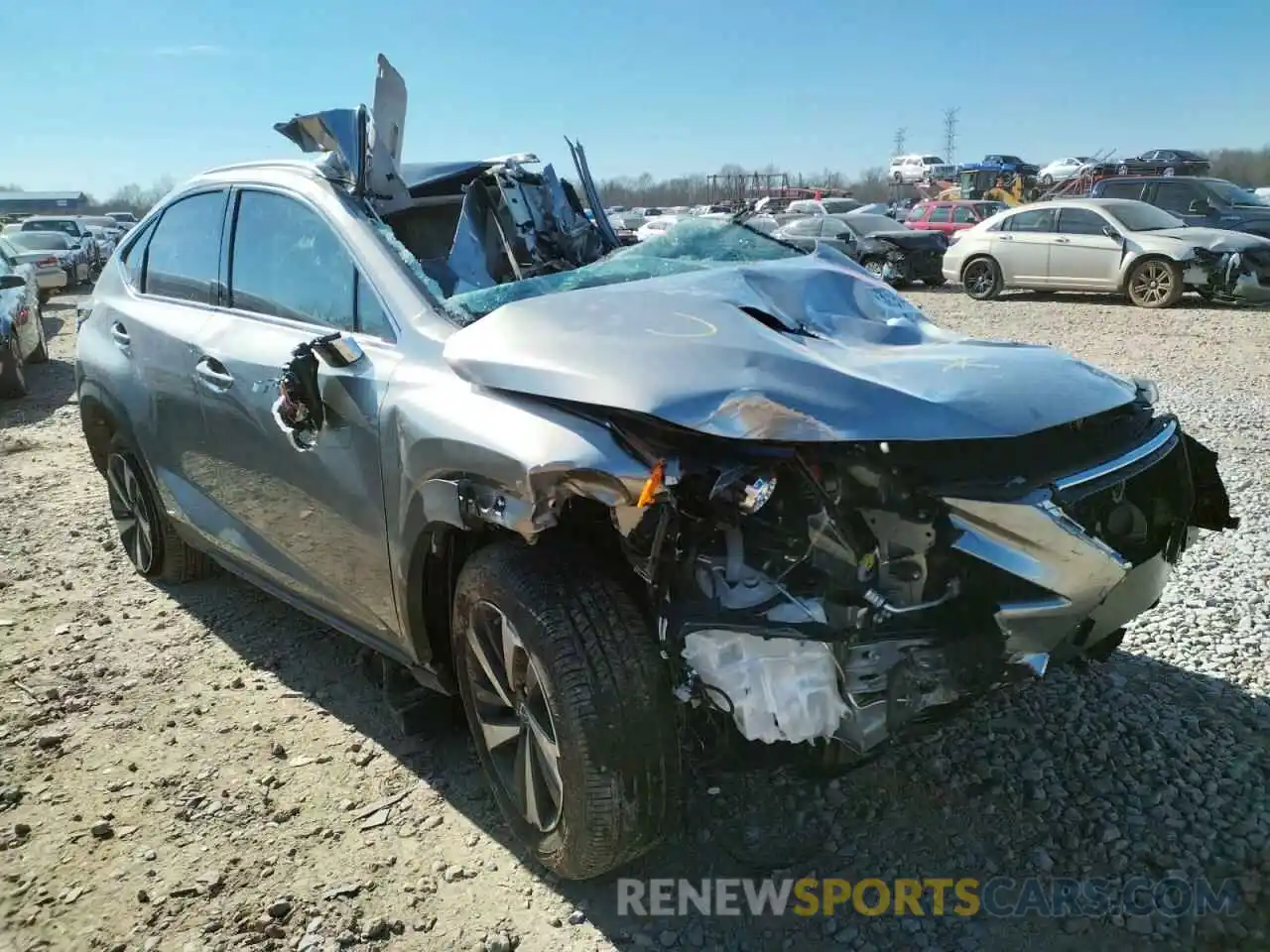 1 Photograph of a damaged car JTJGJRDZ1M5015525 LEXUS NX 2021