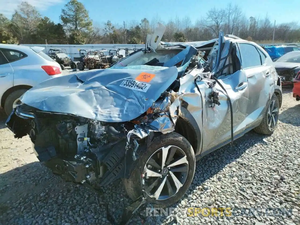 2 Photograph of a damaged car JTJGJRDZ1M5015525 LEXUS NX 2021