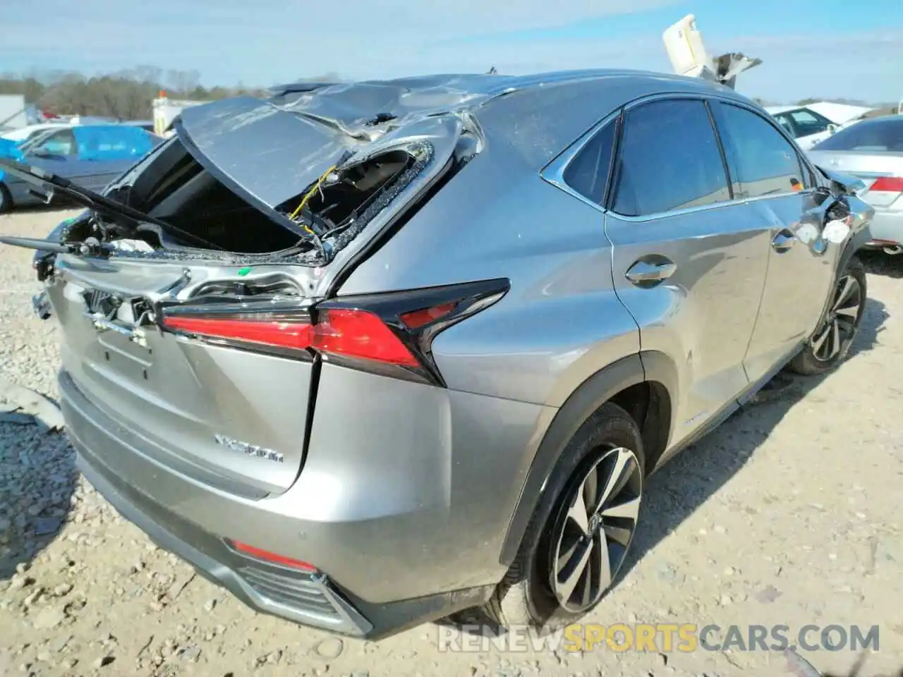 4 Фотография поврежденного автомобиля JTJGJRDZ1M5015525 LEXUS NX 2021