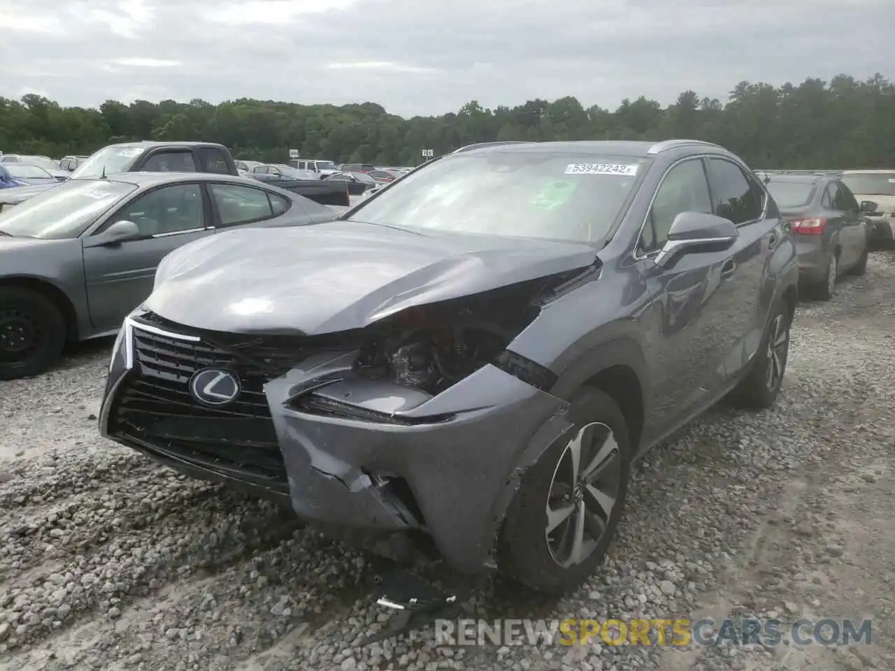 2 Фотография поврежденного автомобиля JTJGJRDZ2M2147498 LEXUS NX 2021