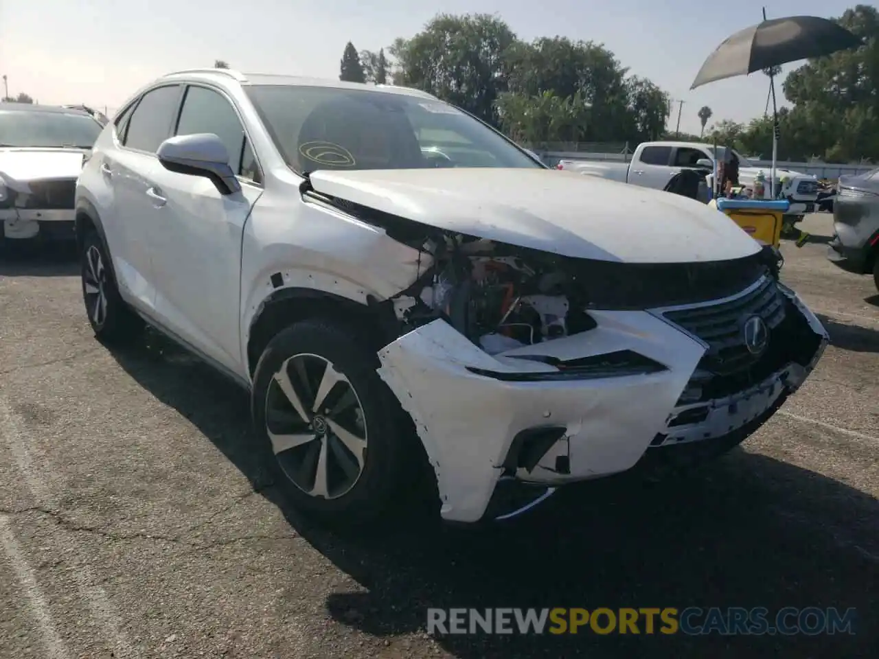 1 Photograph of a damaged car JTJGJRDZ2M2169002 LEXUS NX 2021