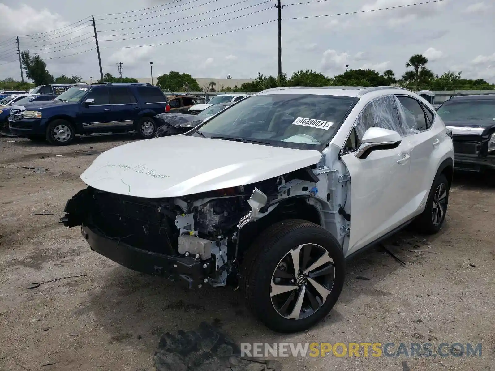 2 Photograph of a damaged car JTJGJRDZ2M5013962 LEXUS NX 2021