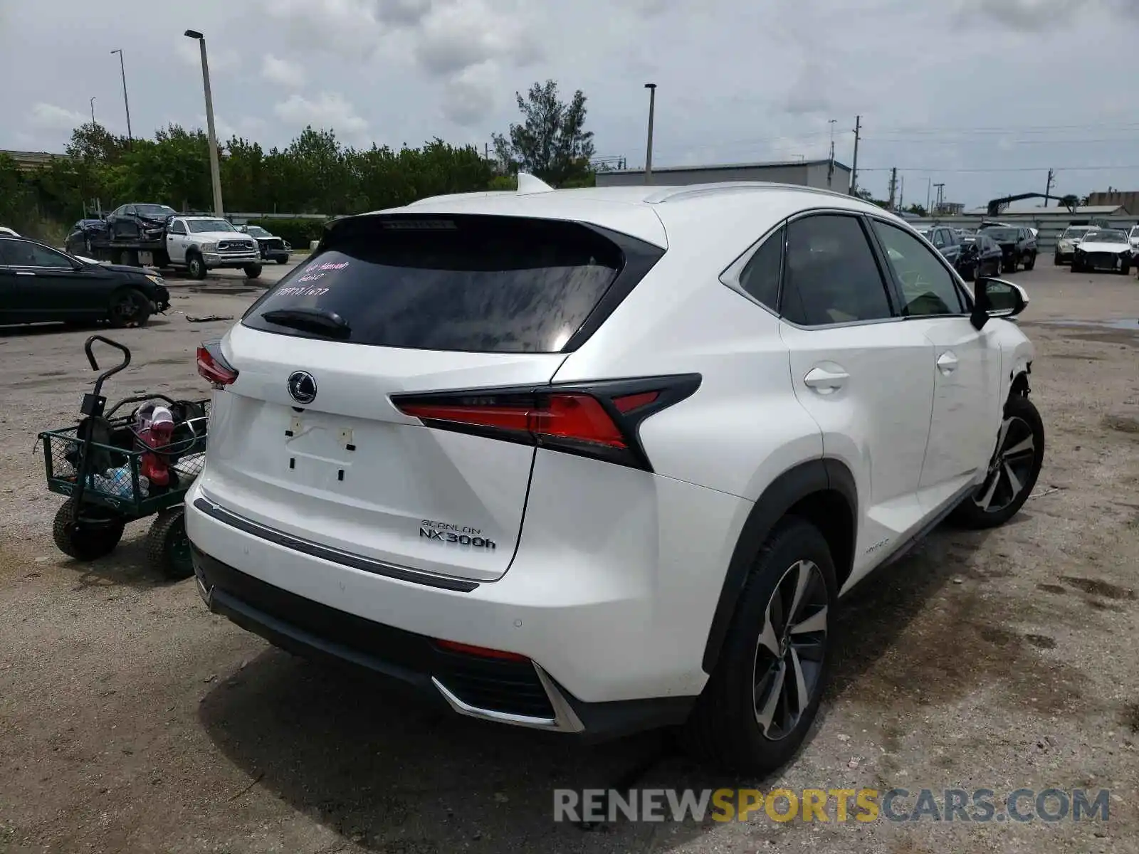 4 Фотография поврежденного автомобиля JTJGJRDZ2M5013962 LEXUS NX 2021