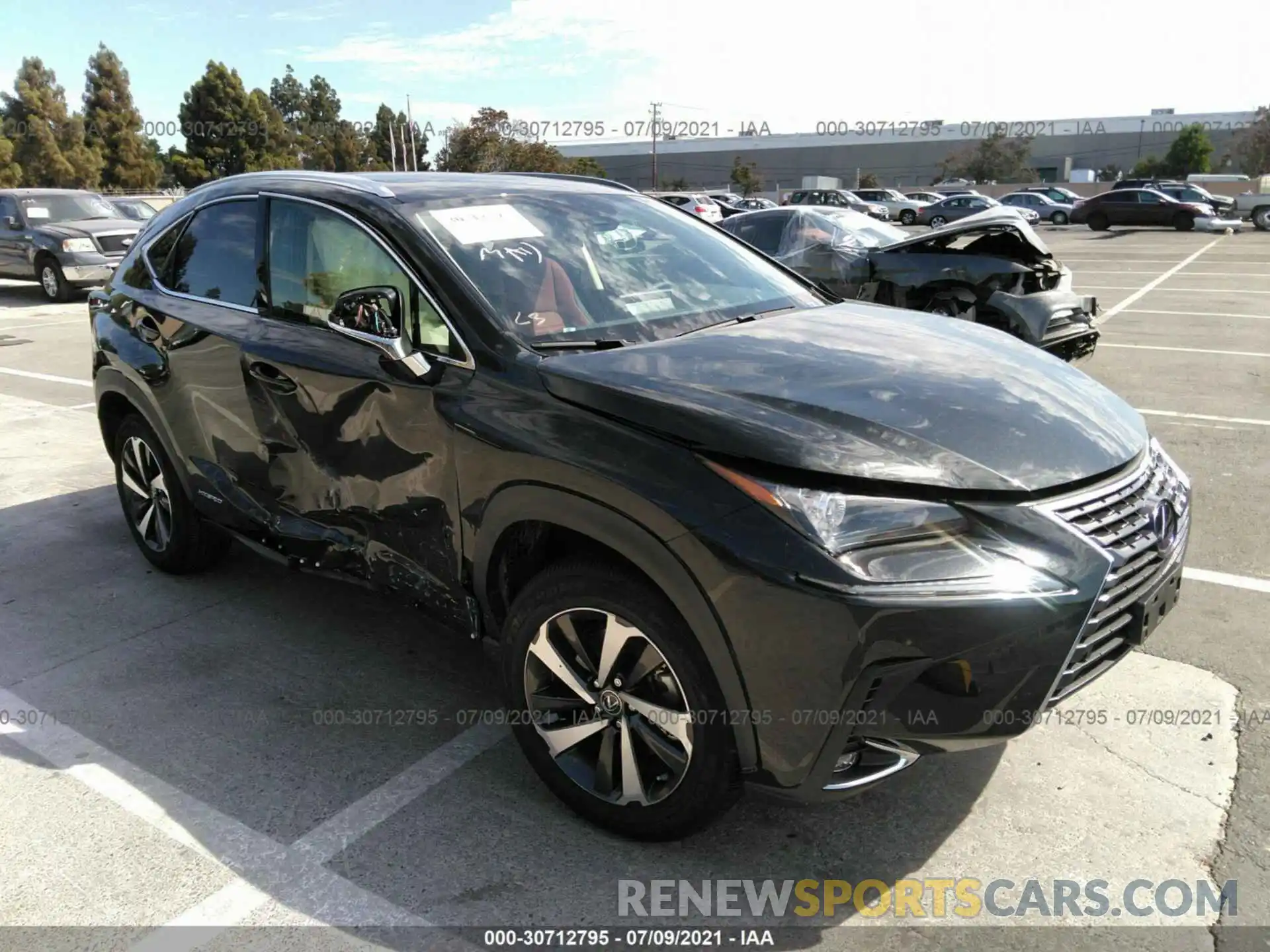 1 Photograph of a damaged car JTJGJRDZ3M2147428 LEXUS NX 2021