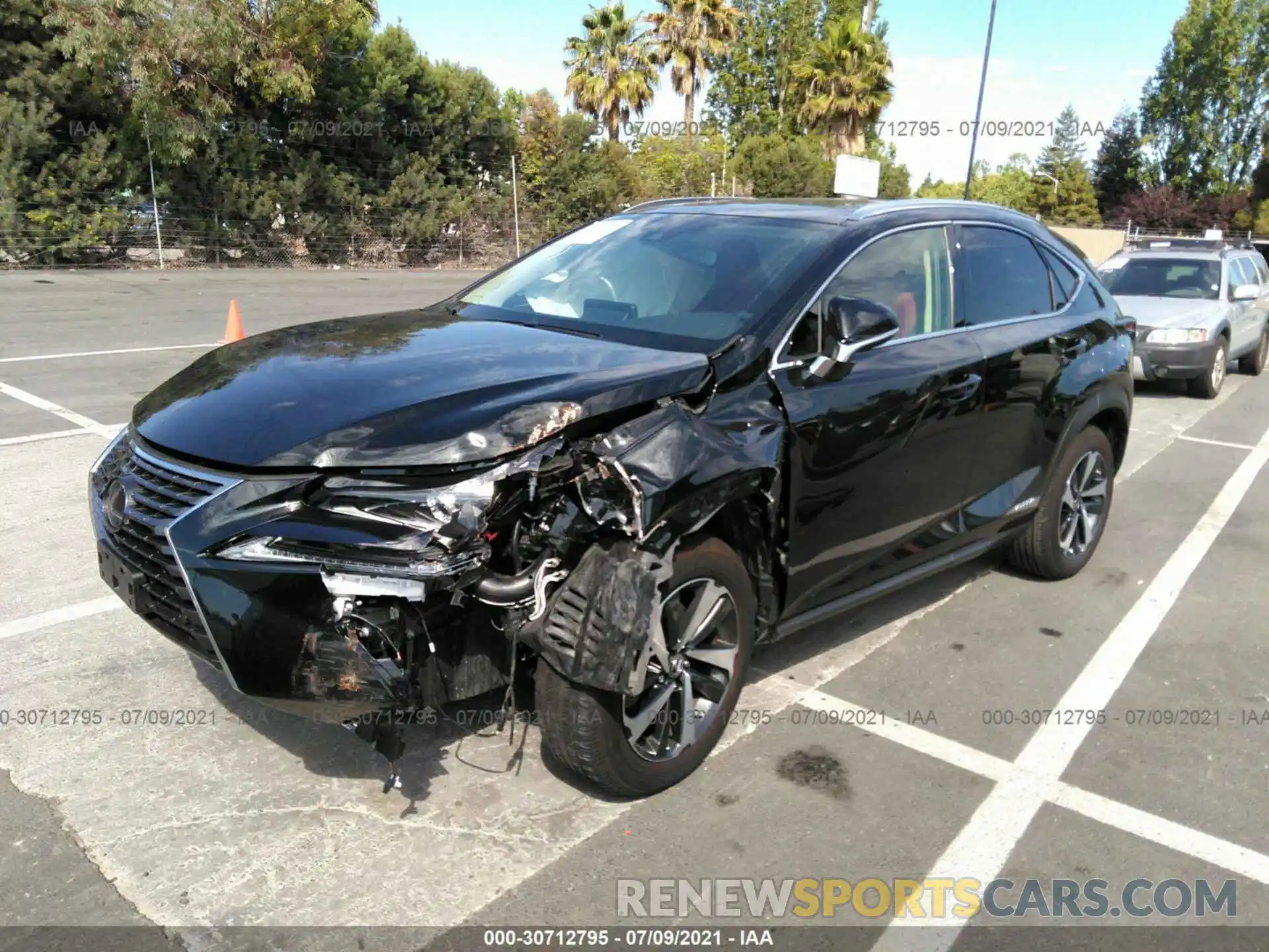 2 Photograph of a damaged car JTJGJRDZ3M2147428 LEXUS NX 2021