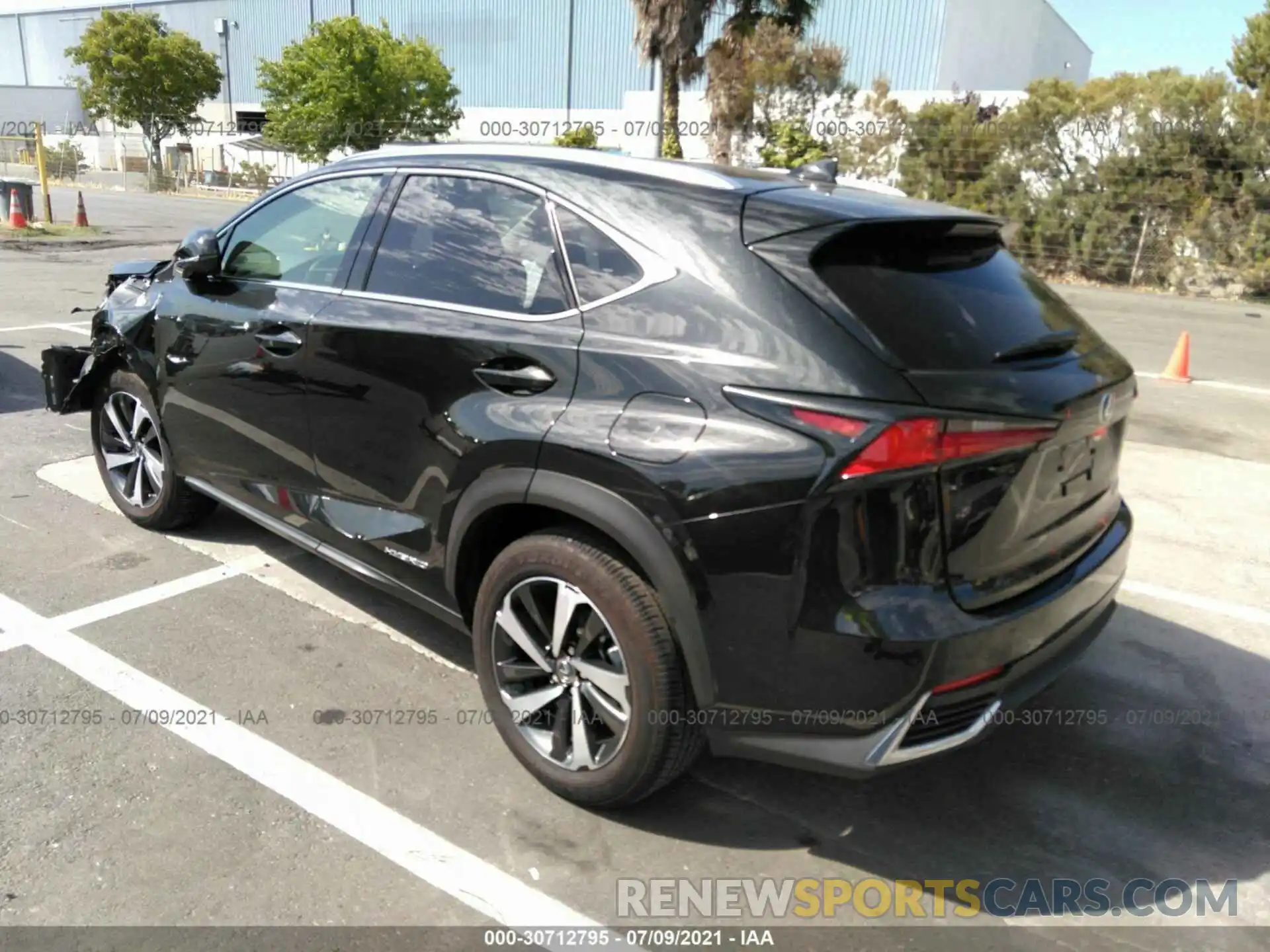 3 Photograph of a damaged car JTJGJRDZ3M2147428 LEXUS NX 2021