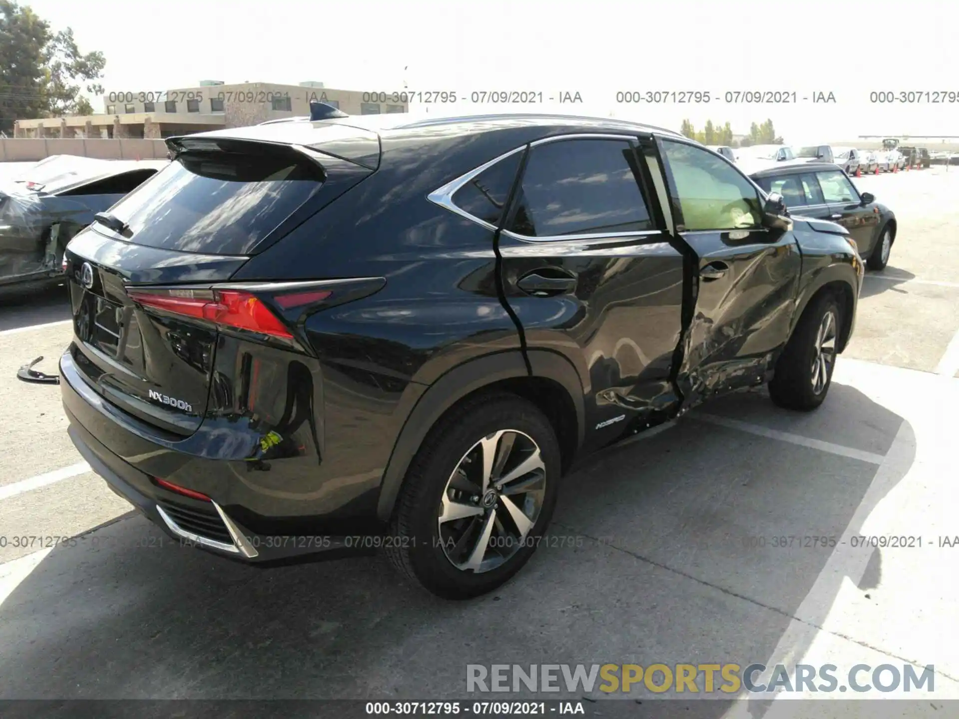 4 Photograph of a damaged car JTJGJRDZ3M2147428 LEXUS NX 2021